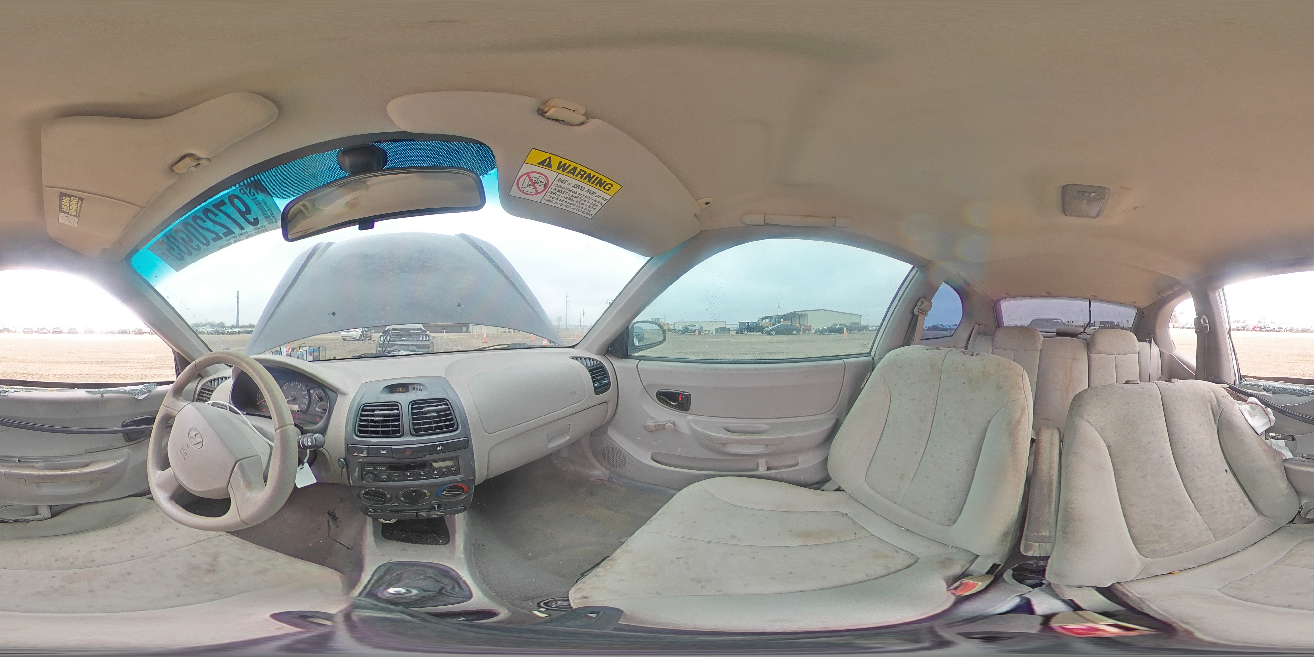 2004 Hyundai Accent Gl White vin: KMHCG35C04U285872
