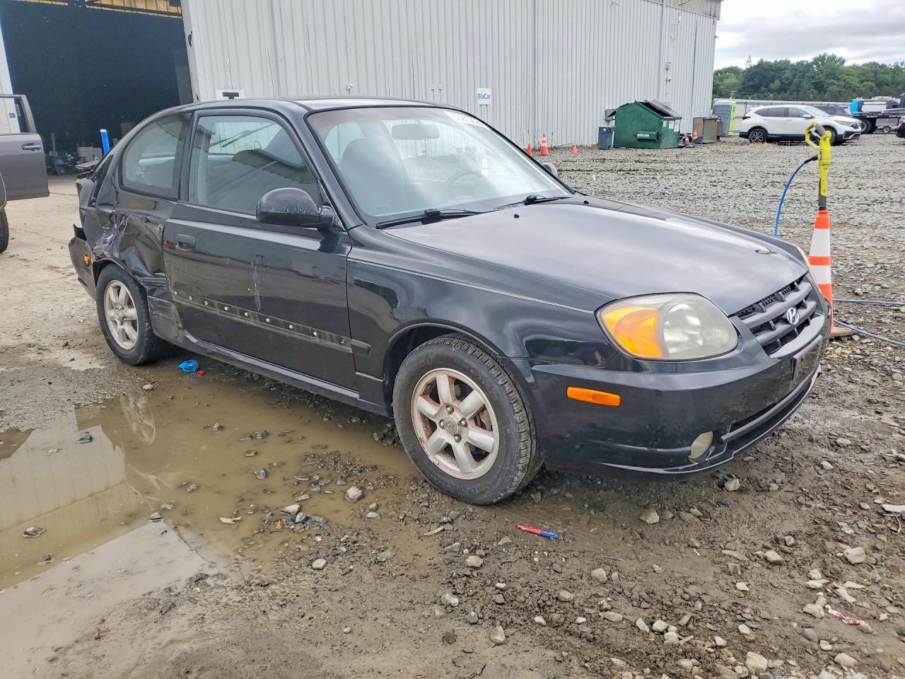 2004 Hyundai Accent Gl Black vin: KMHCG35C04U303951