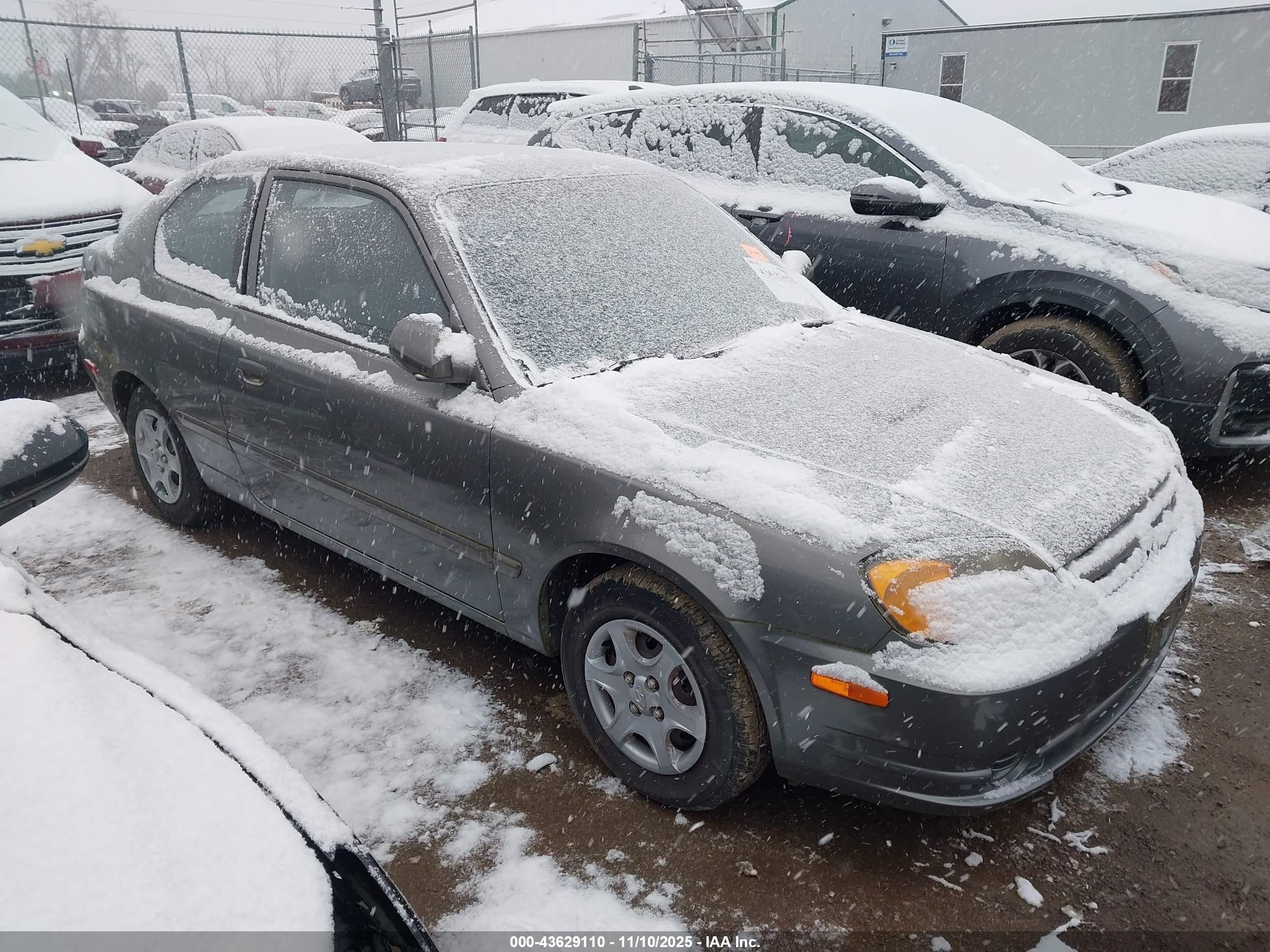 2004 Hyundai Accent Gl/gt Gray vin: KMHCG35C24U315356