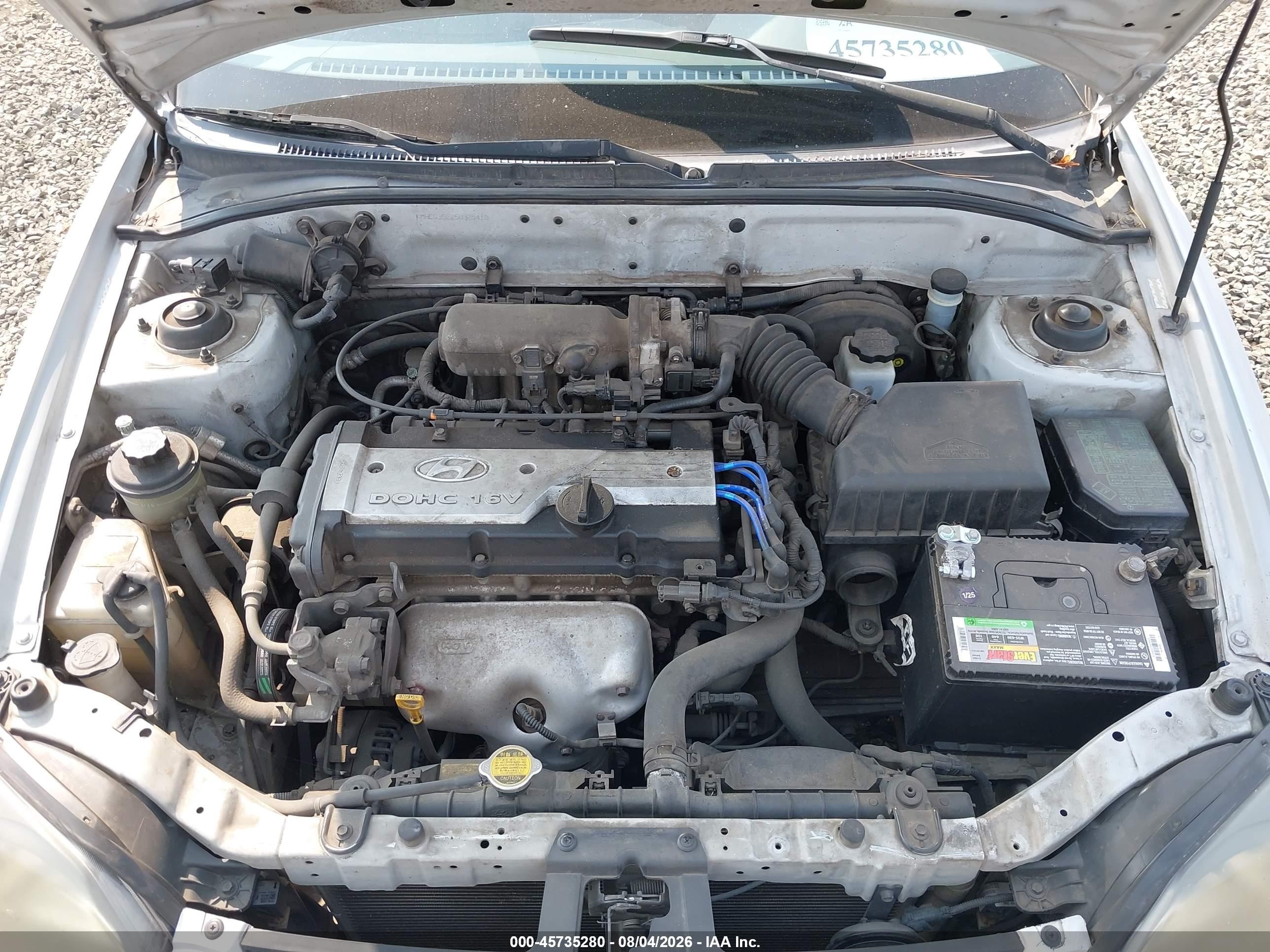 2005 Hyundai Accent Gls/gt Серебряный vin: KMHCG35C25U325418