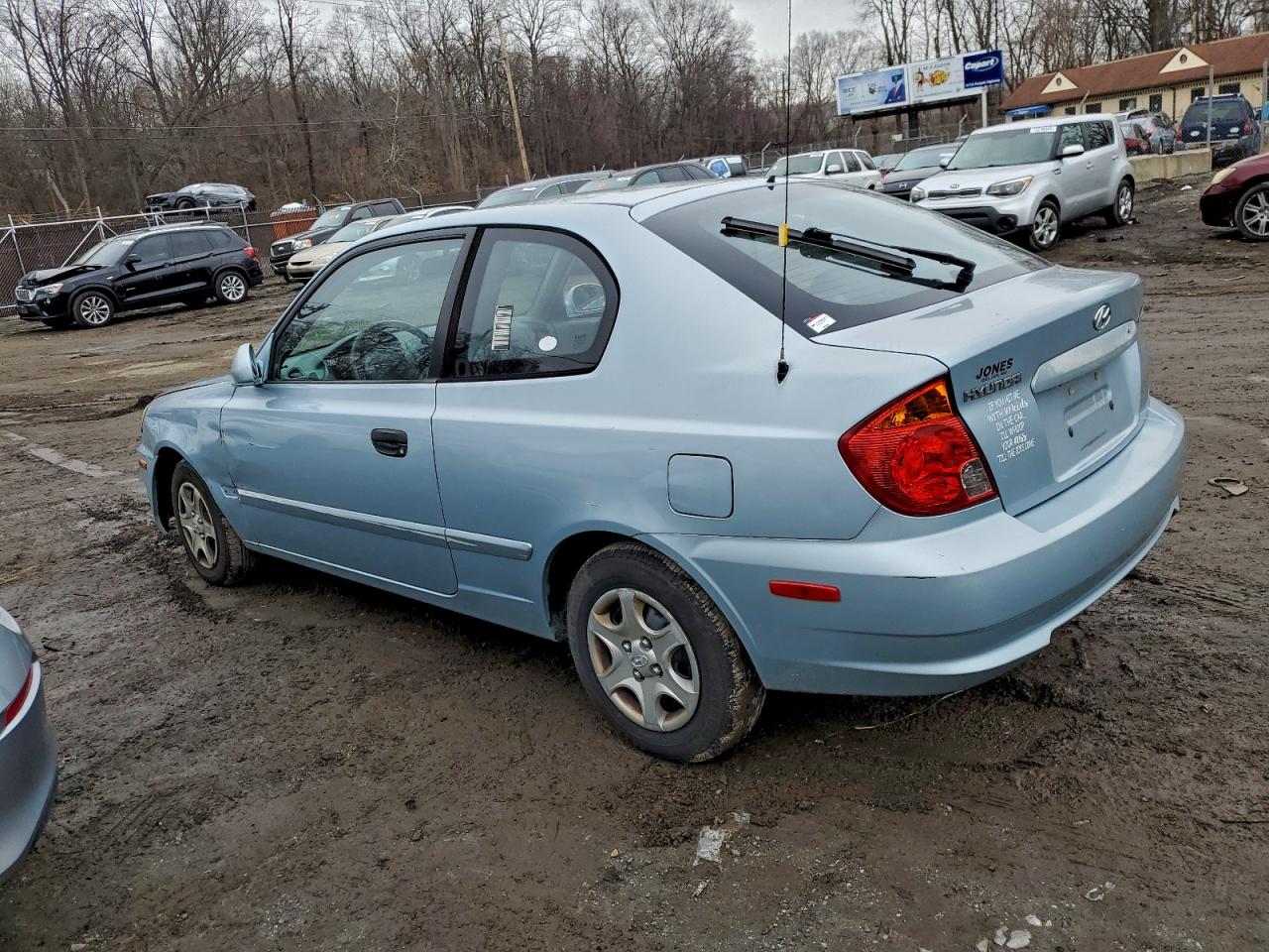 2004 Hyundai Accent Gl Turquoise vin: KMHCG35C34U317181