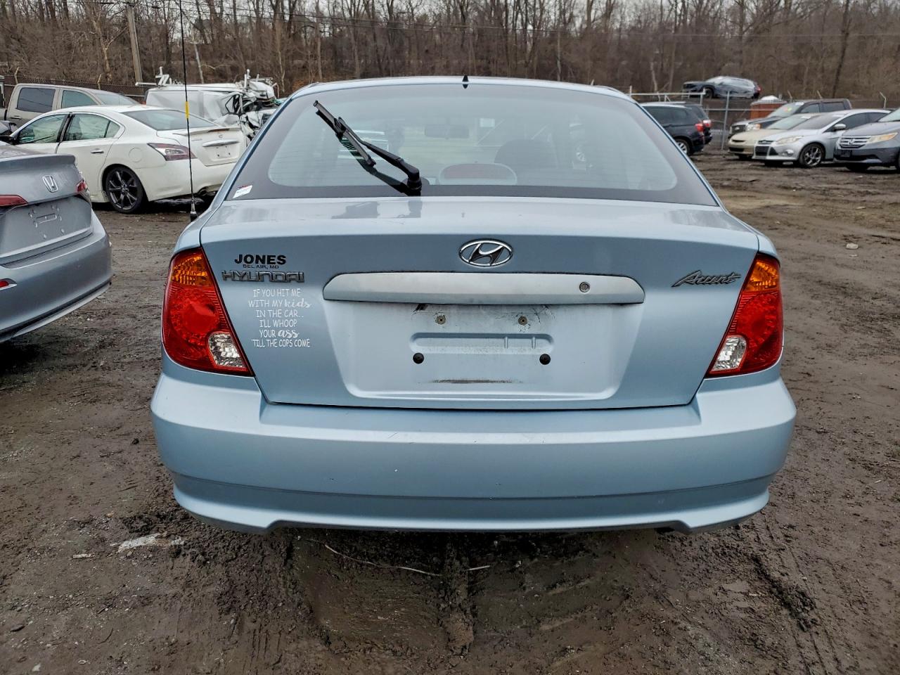 2004 Hyundai Accent Gl Turquoise vin: KMHCG35C34U317181