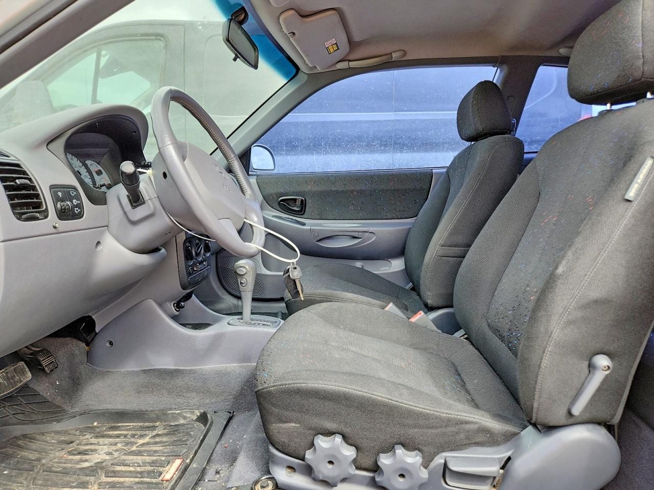 2004 Hyundai Accent Gl Silver vin: KMHCG35C54U279677