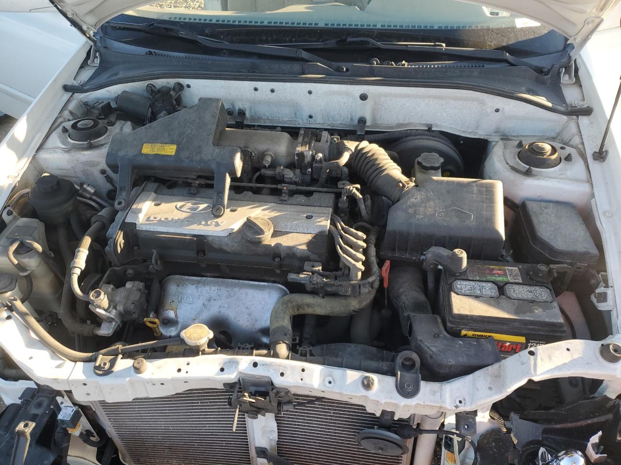 2004 Hyundai Accent Gl Белый vin: KMHCG35C54U285740