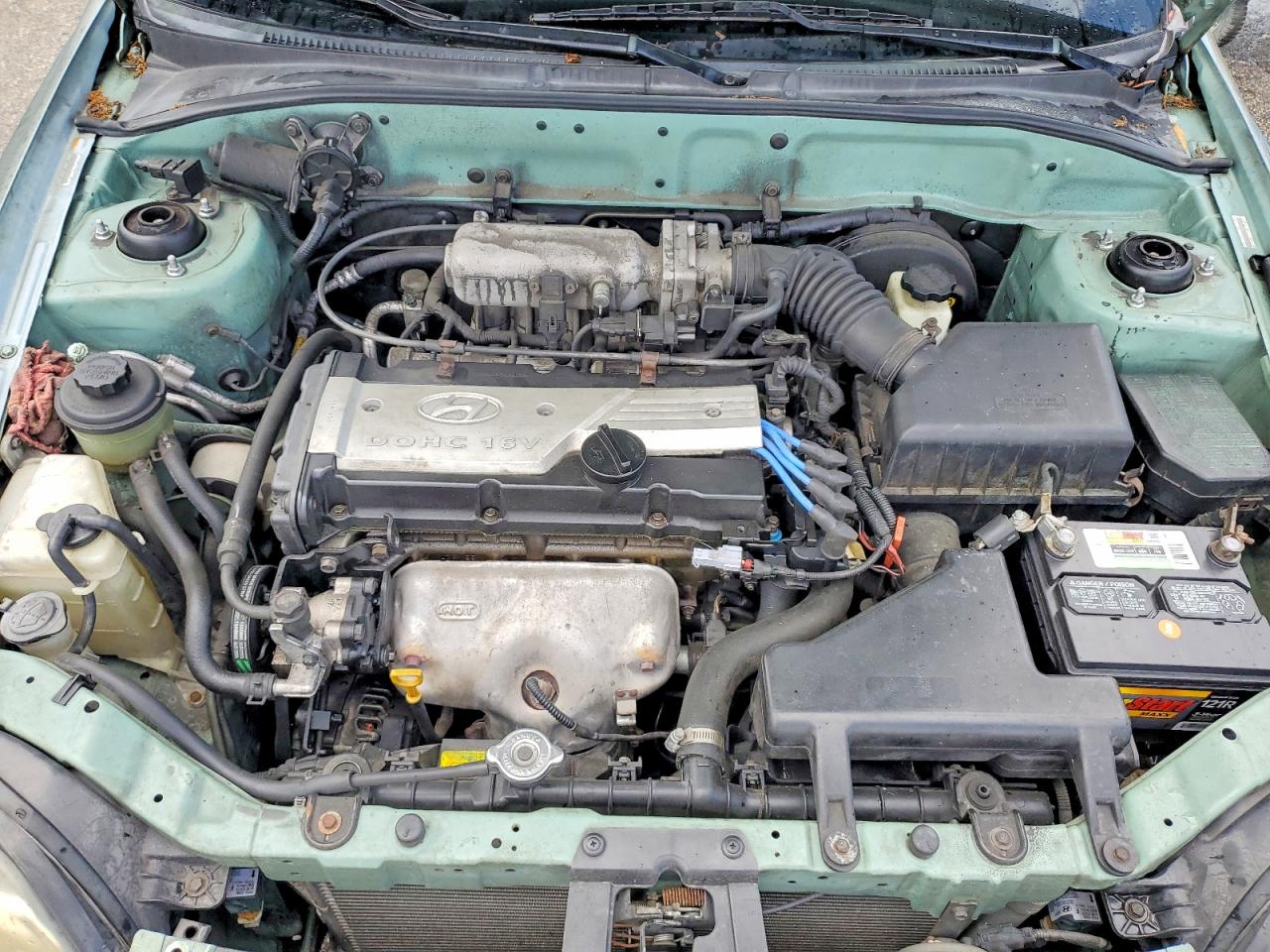 2004 Hyundai Accent Gl Silver vin: KMHCG35C64U286556