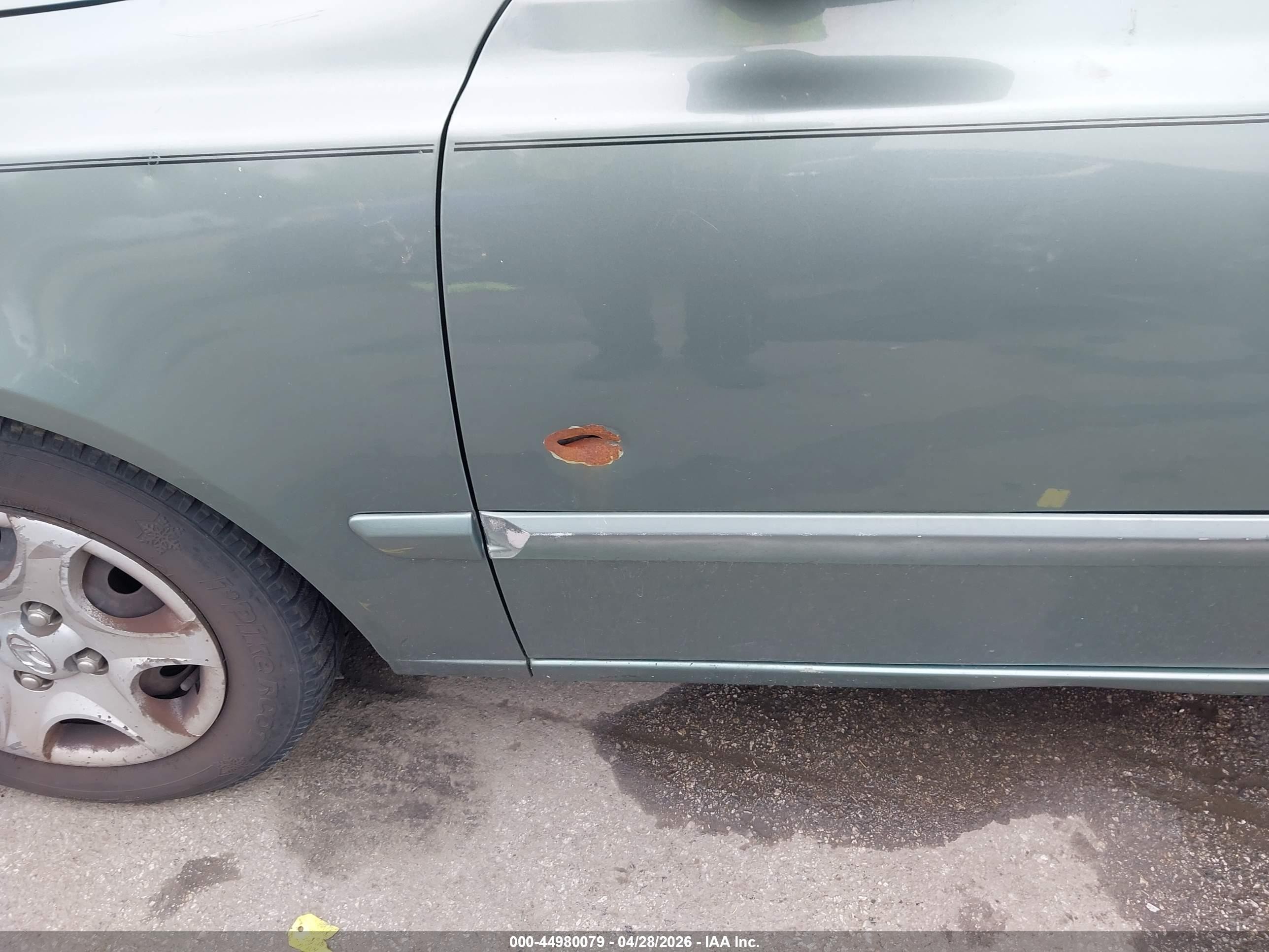 2004 Hyundai Accent Gl/gt Зеленый vin: KMHCG35C74U318527