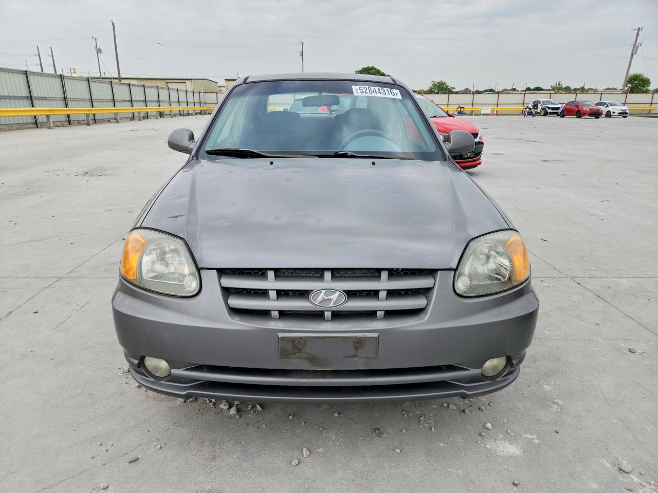 2005 Hyundai Accent Gs Gray vin: KMHCG35C75U322188