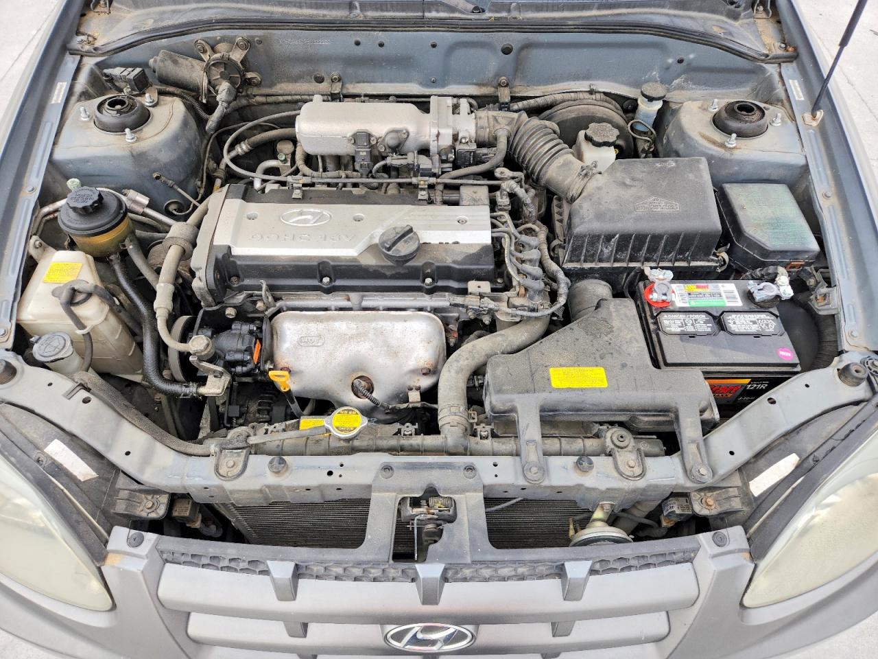 2005 Hyundai Accent Gs Gray vin: KMHCG35C75U322188
