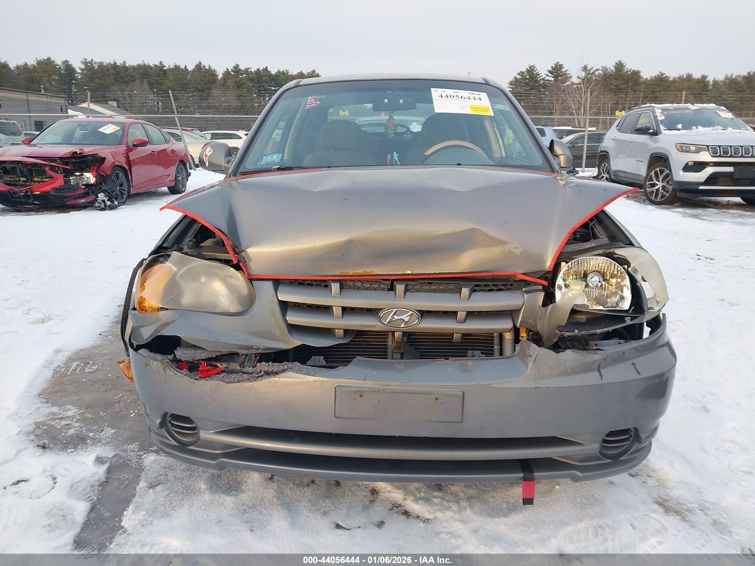 2005 Hyundai Accent Gls/gt Gray vin: KMHCG35C75U348547