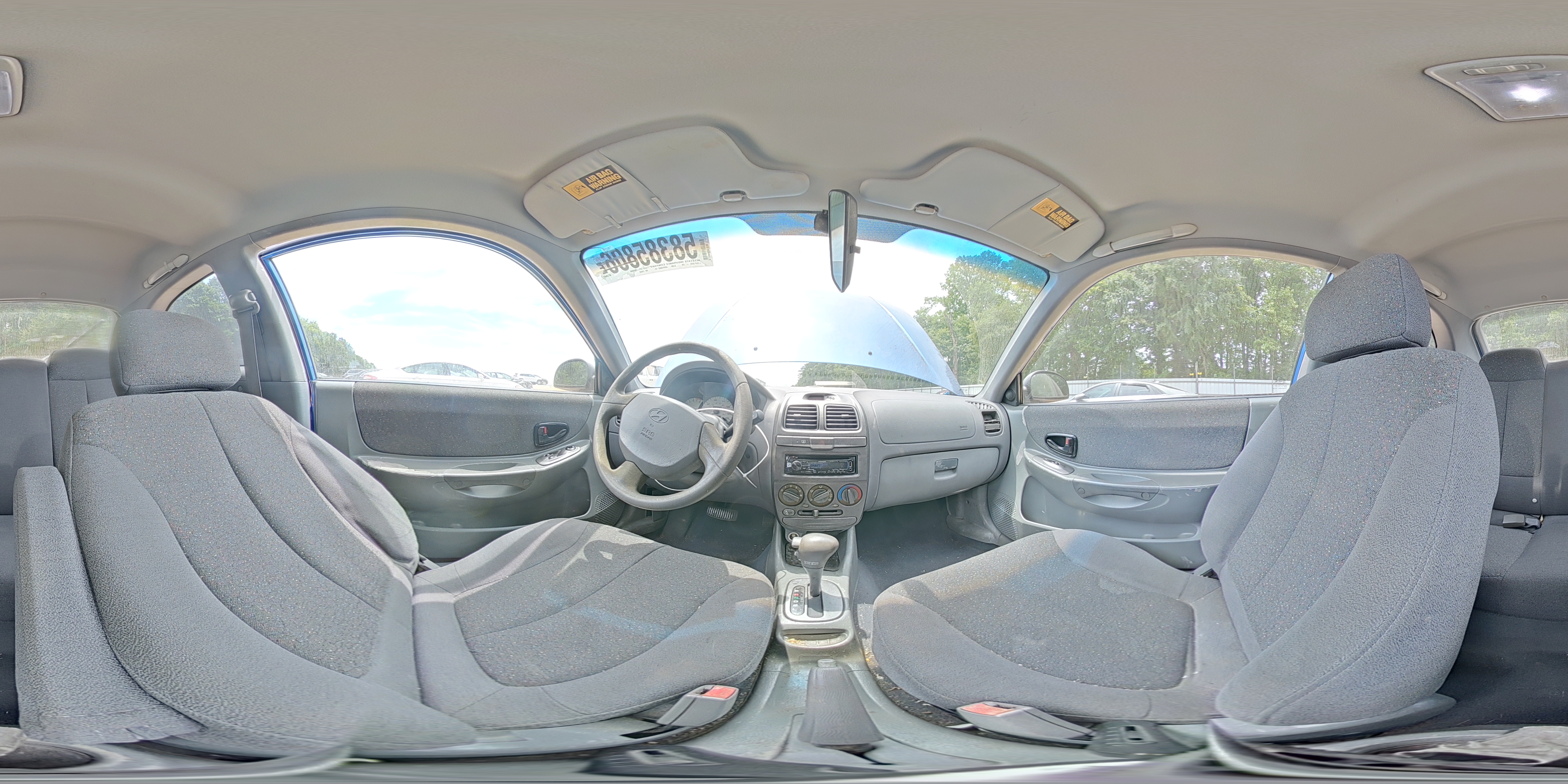 2002 Hyundai Accent Gs Blue vin: KMHCG35C82U210866