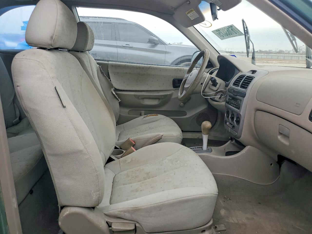 2004 Hyundai Accent Gl Green vin: KMHCG35C84U311439