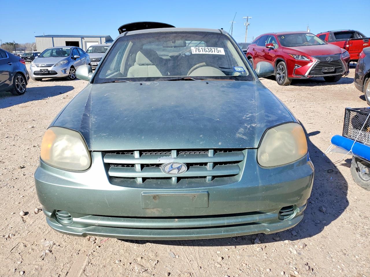 2004 Hyundai Accent Gl Green vin: KMHCG35C84U311439