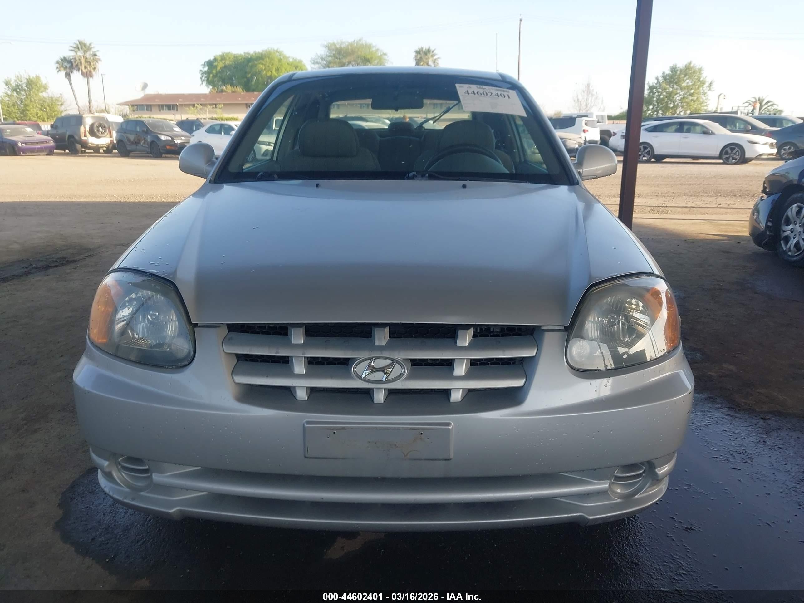 2005 Hyundai Accent Gls/gt Silver vin: KMHCG35C85U321308