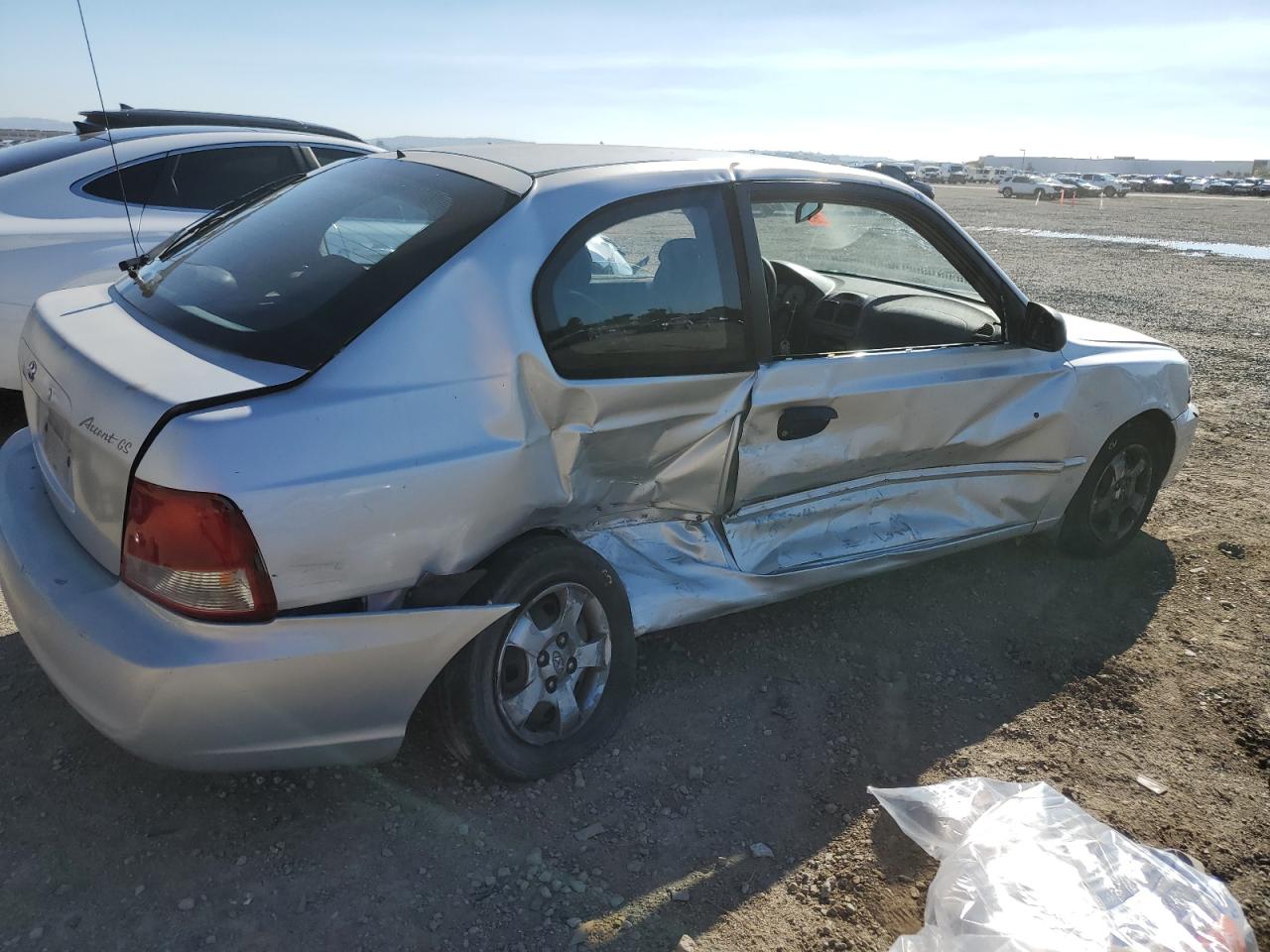 2001 Hyundai Accent Gs Серебряный vin: KMHCG35CX1U138406