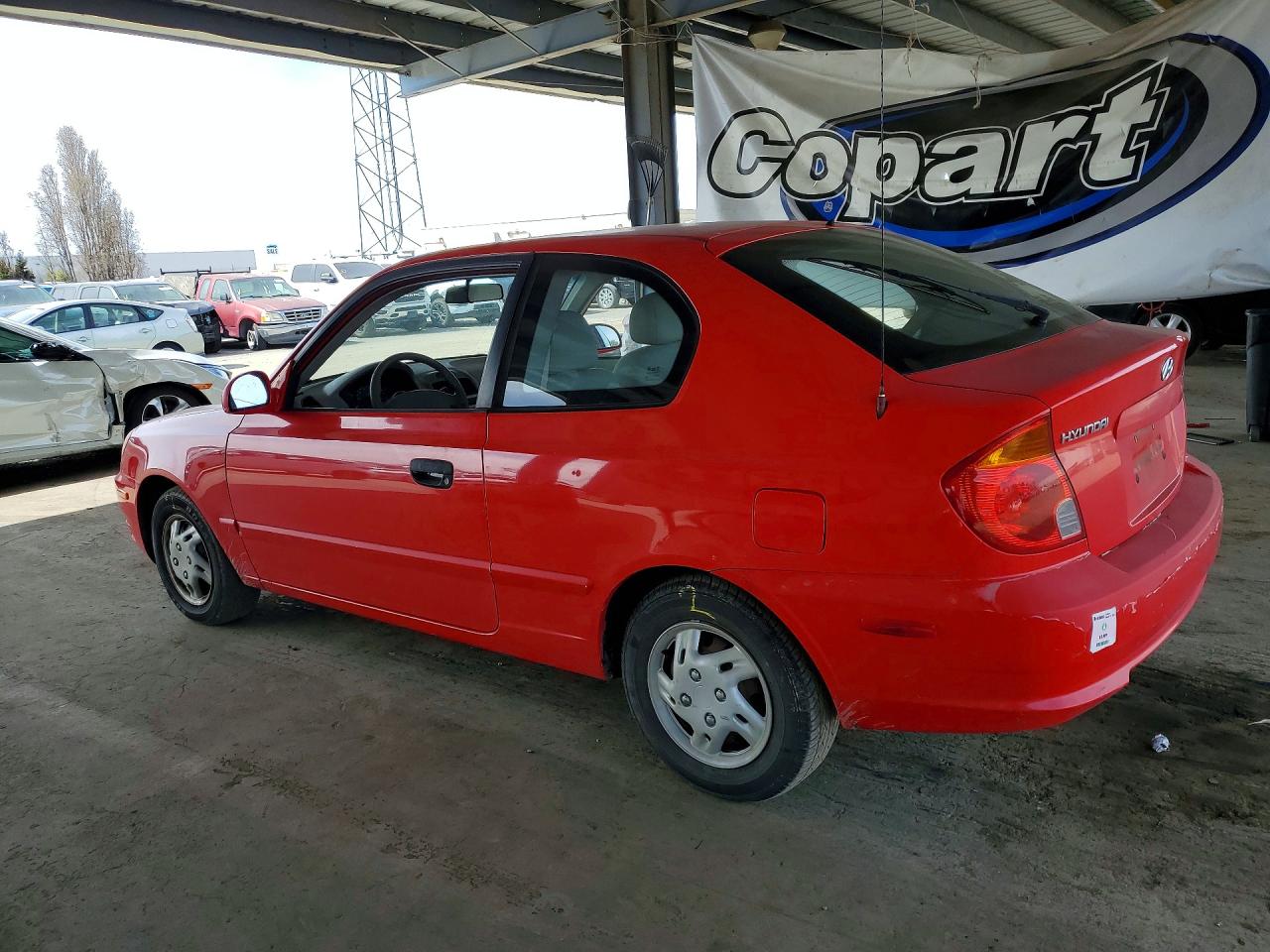 2004 Hyundai Accent Gl Красный vin: KMHCG35CX4U302936