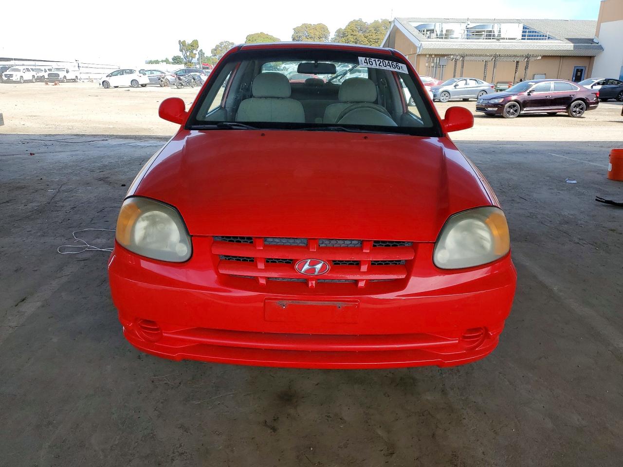 2004 Hyundai Accent Gl Красный vin: KMHCG35CX4U302936