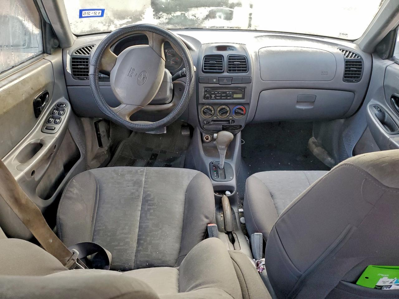 2004 Hyundai Accent Gl Blue vin: KMHCG45C04U529638