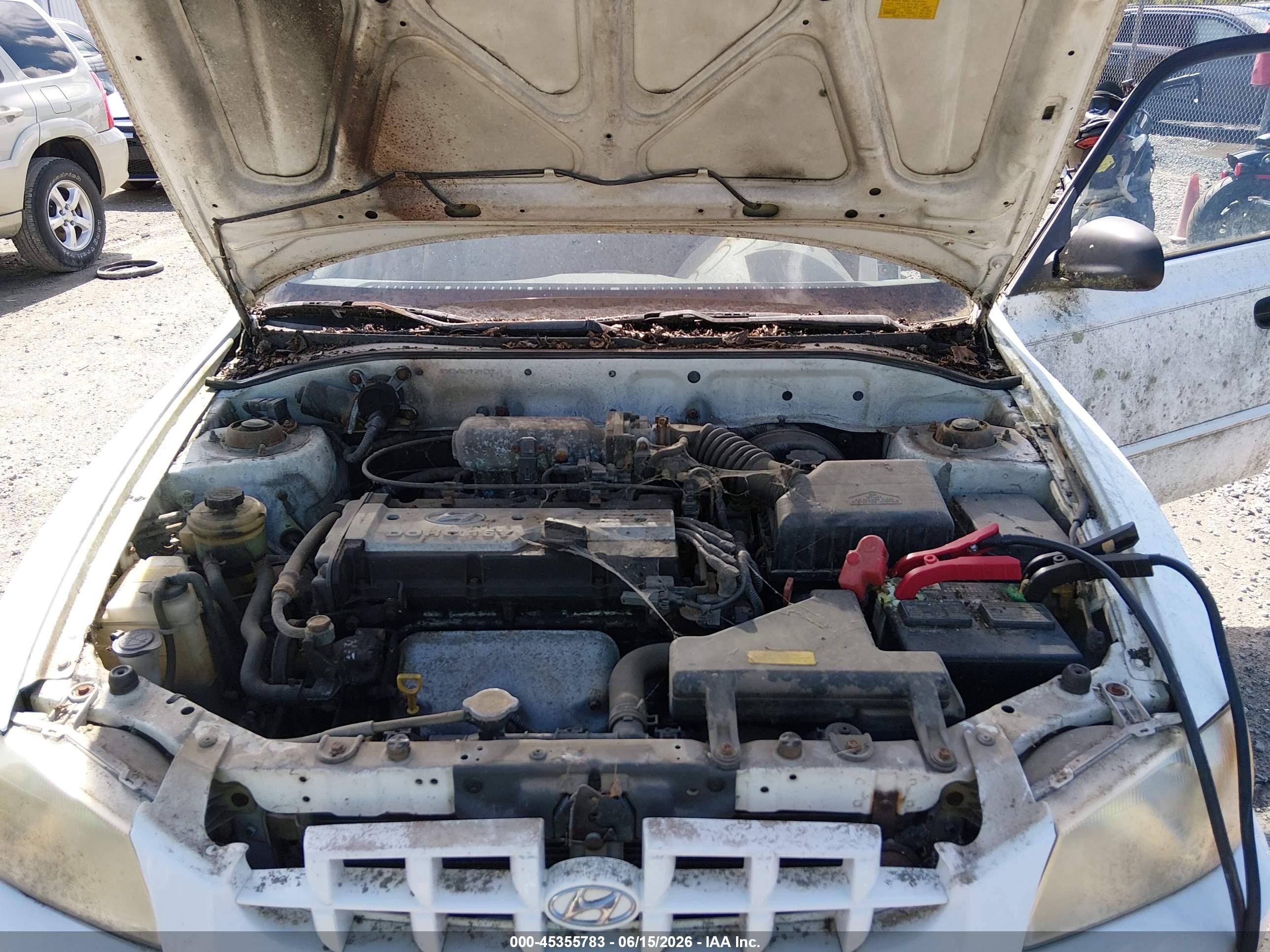 2002 Hyundai Accent Gl White vin: KMHCG45C12U275080