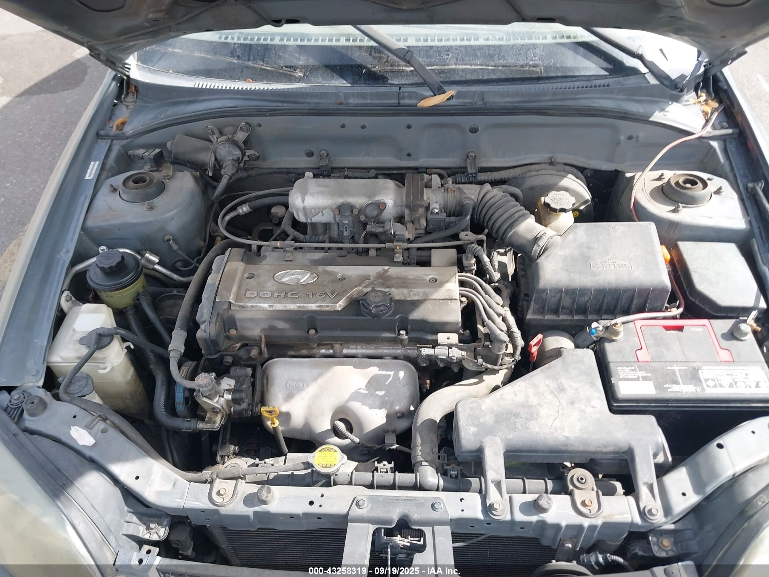 2004 Hyundai Accent Gl Gray vin: KMHCG45C14U534735