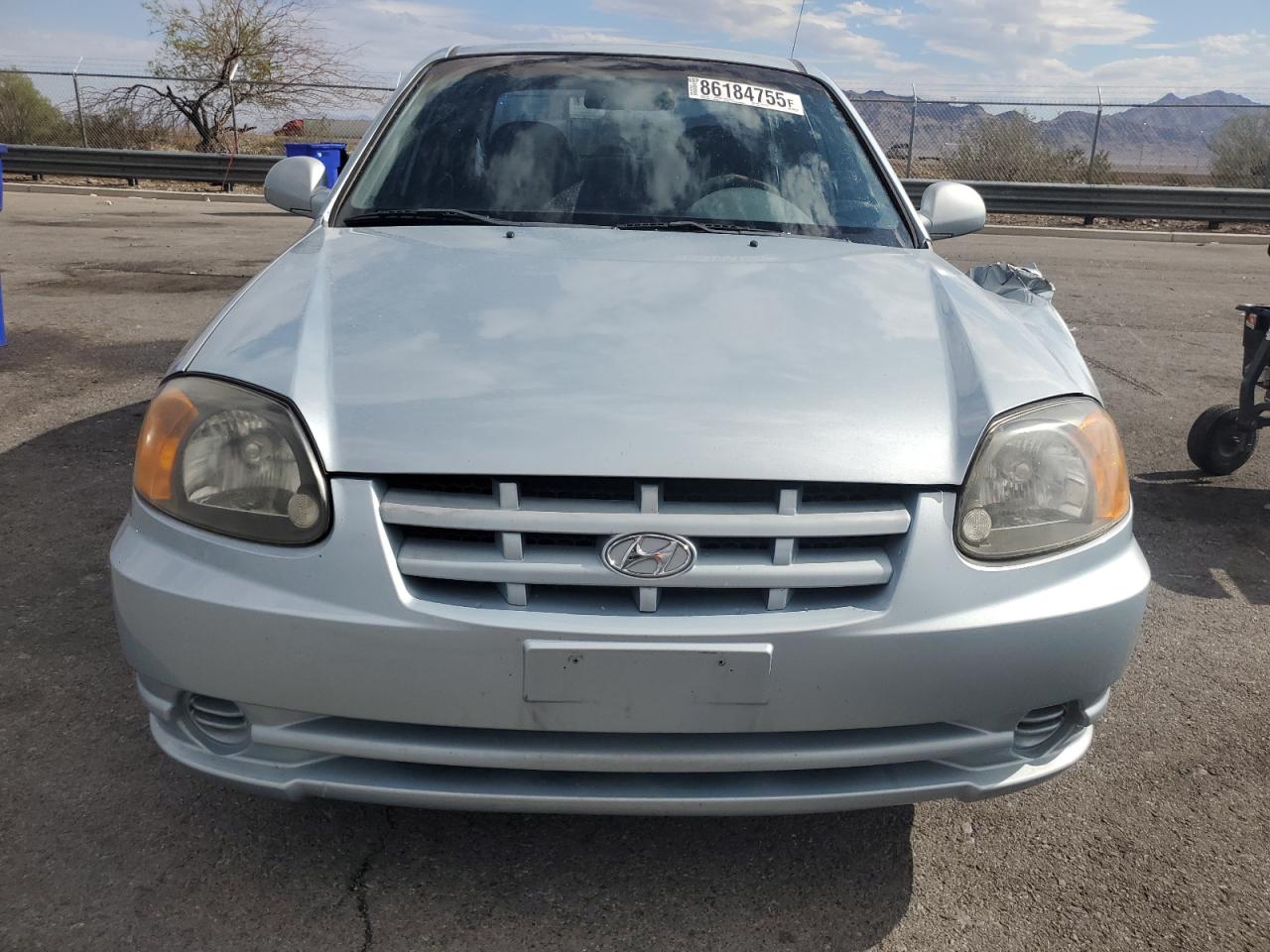 2004 Hyundai Accent Gl Blue vin: KMHCG45C14U548344