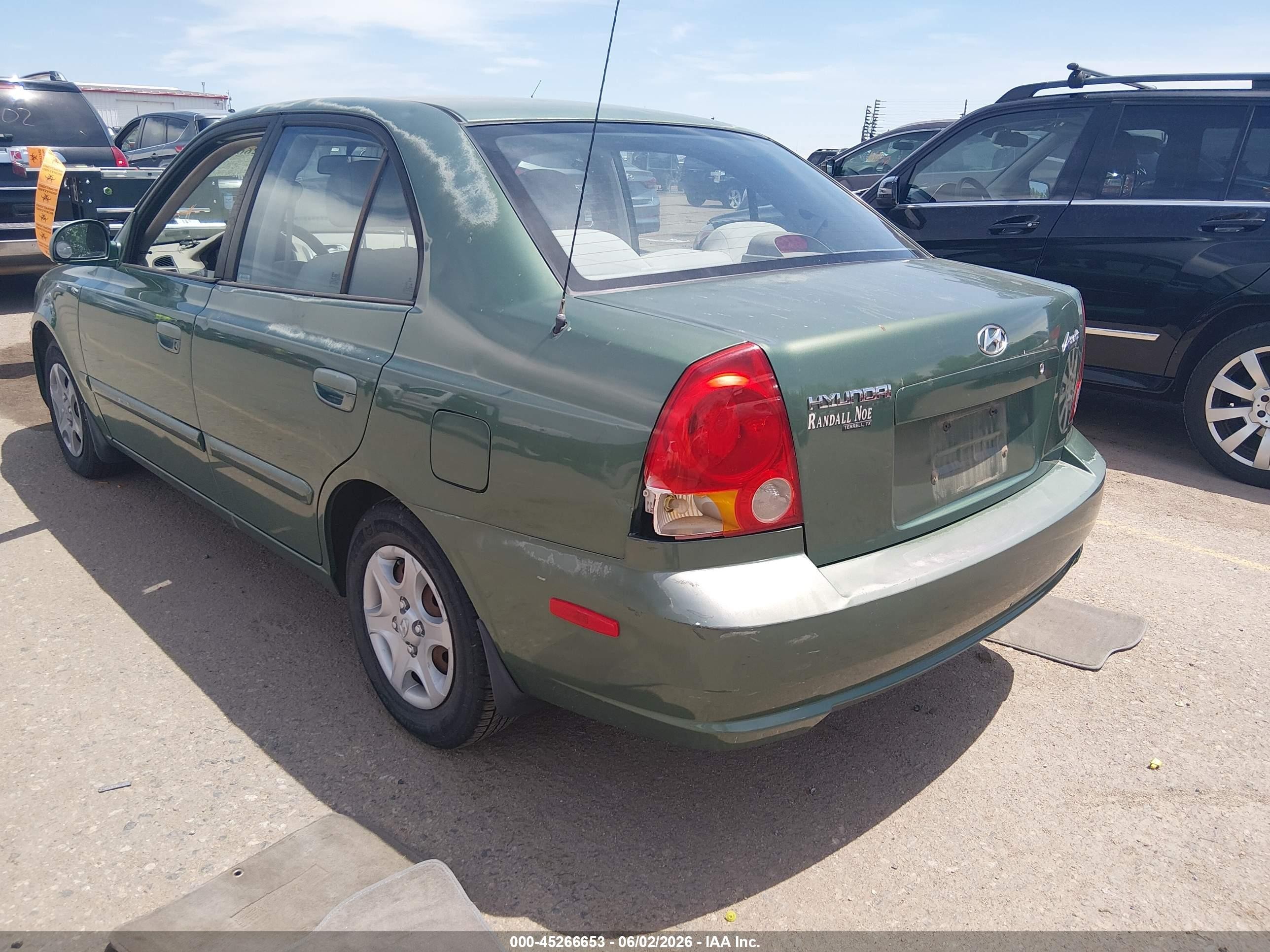 2005 Hyundai Accent Gls Зеленый vin: KMHCG45C25U672351