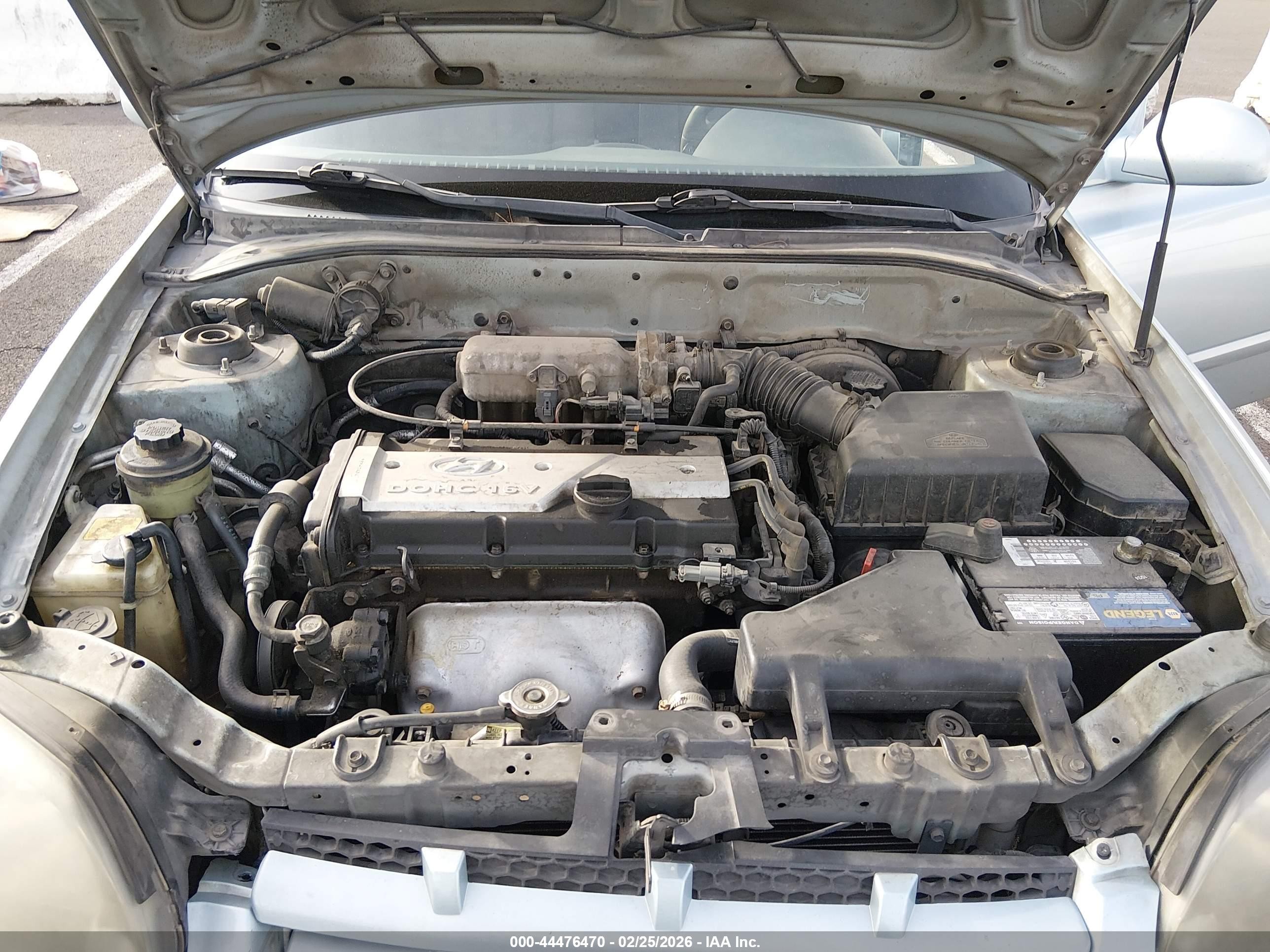 2004 Hyundai Accent Gl Blue vin: KMHCG45C34U505916