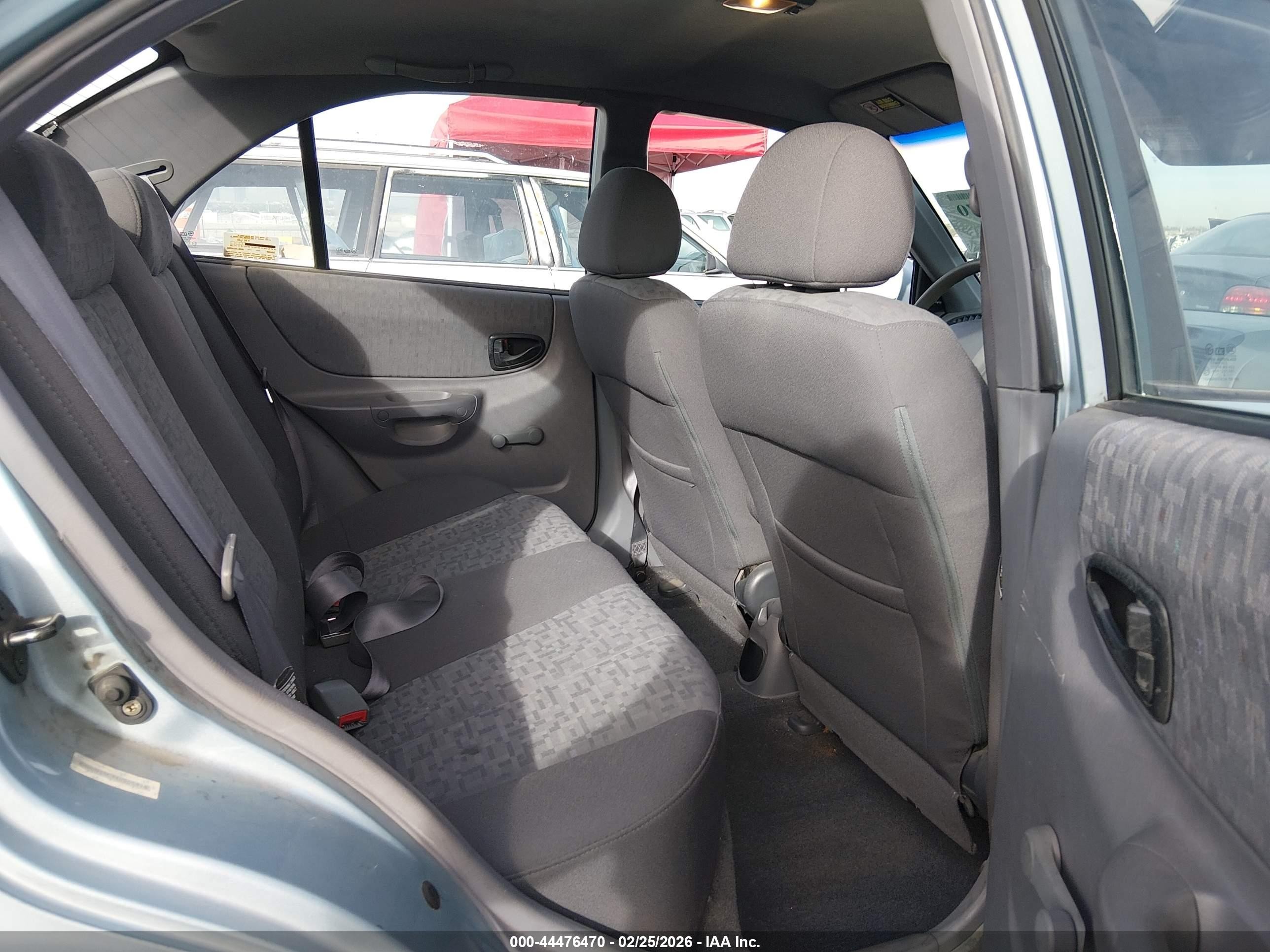2004 Hyundai Accent Gl Blue vin: KMHCG45C34U505916