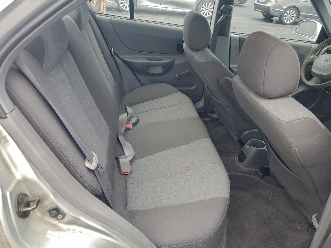 2004 Hyundai Accent Gl Silver vin: KMHCG45C34U508959