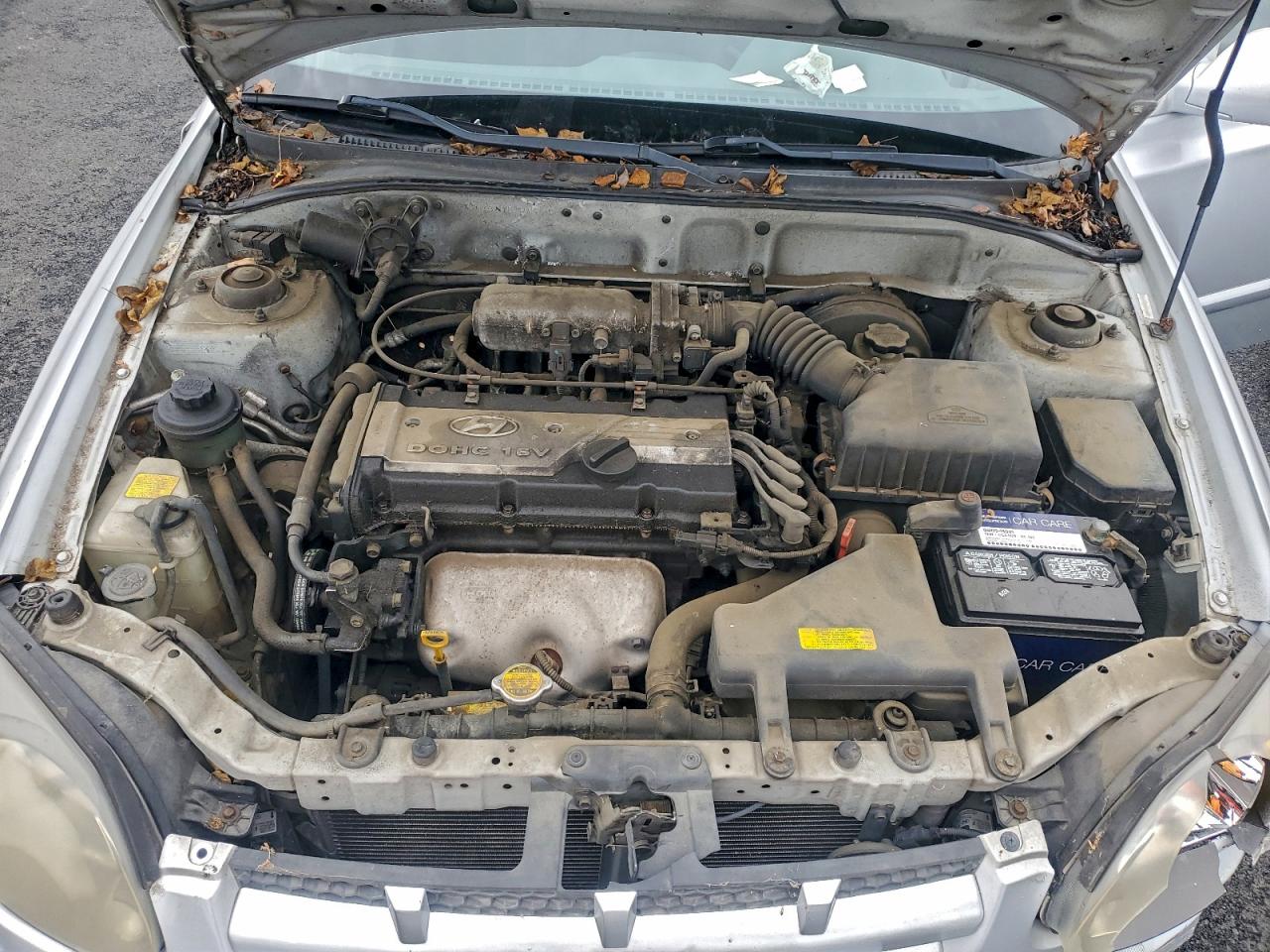 2004 Hyundai Accent Gl Silver vin: KMHCG45C34U508959