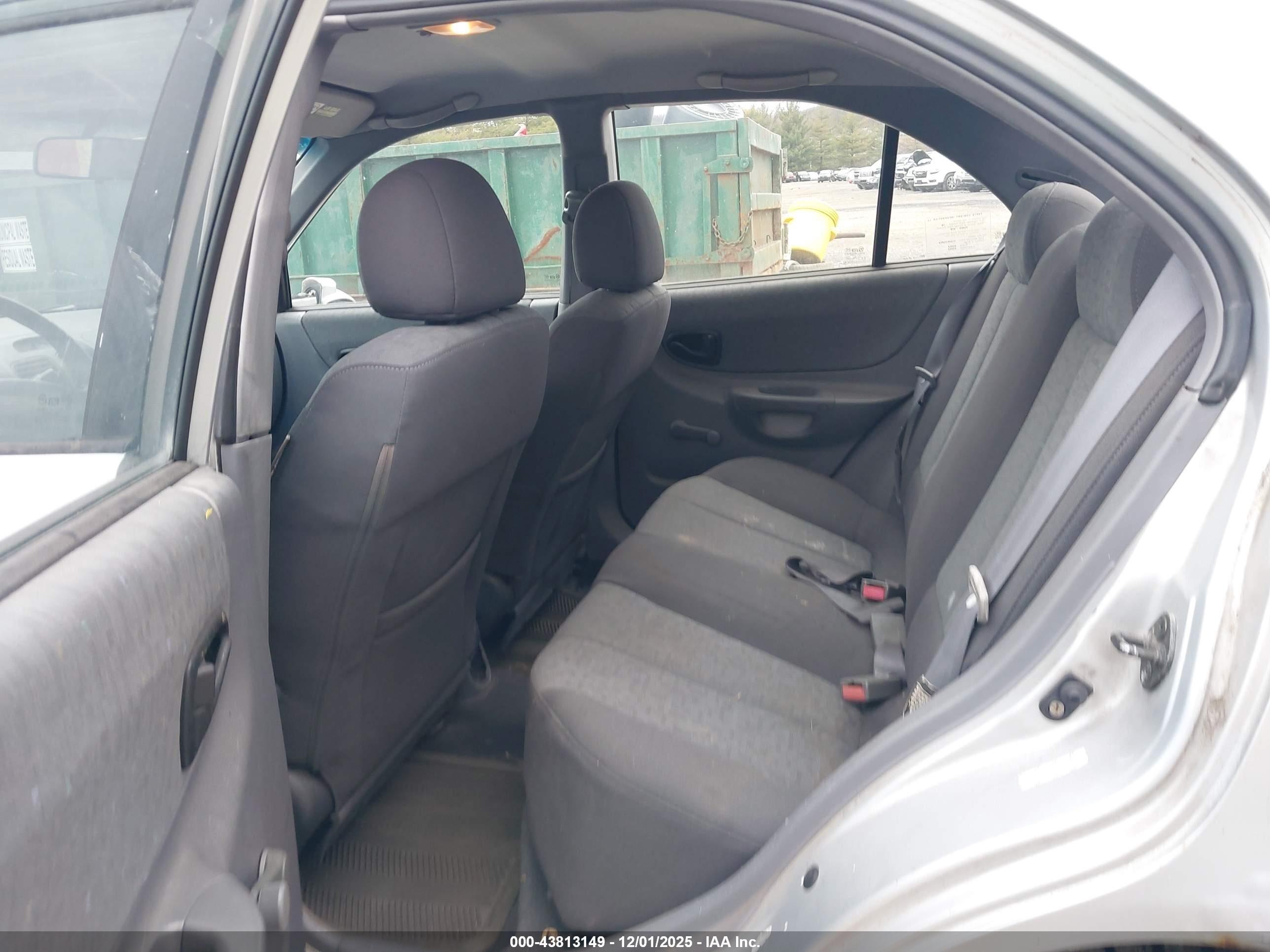 2004 Hyundai Accent Gl Silver vin: KMHCG45C34U512896