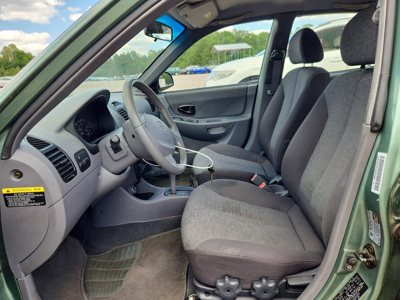 2005 Hyundai Accent Gl Green vin: KMHCG45C35U622607