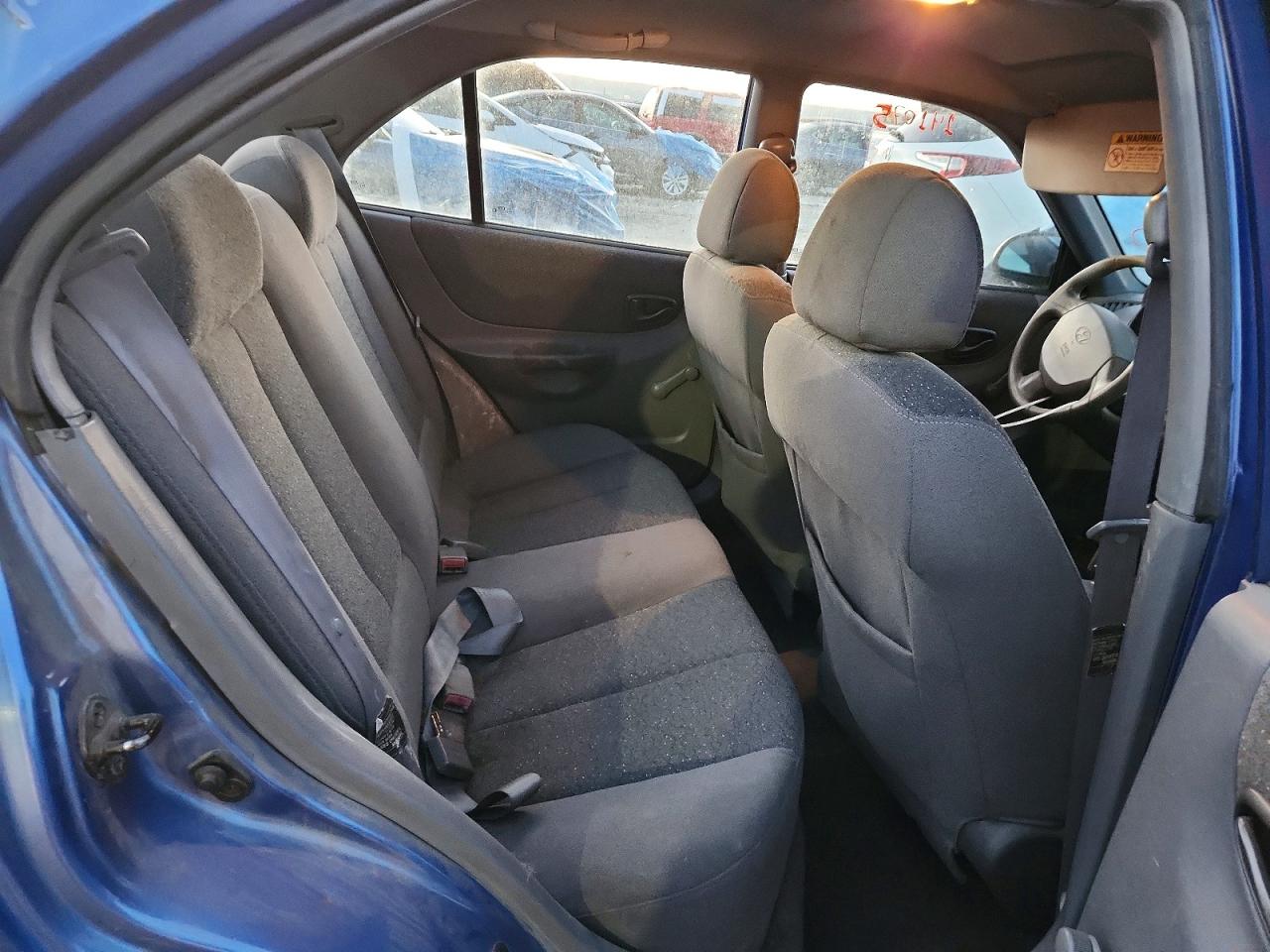 2001 Hyundai Accent Gl Blue vin: KMHCG45C41U225630
