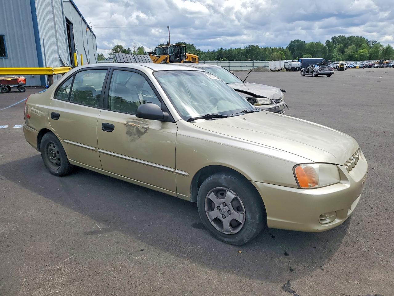 2002 Hyundai Accent Gl Tan vin: KMHCG45C42U389901