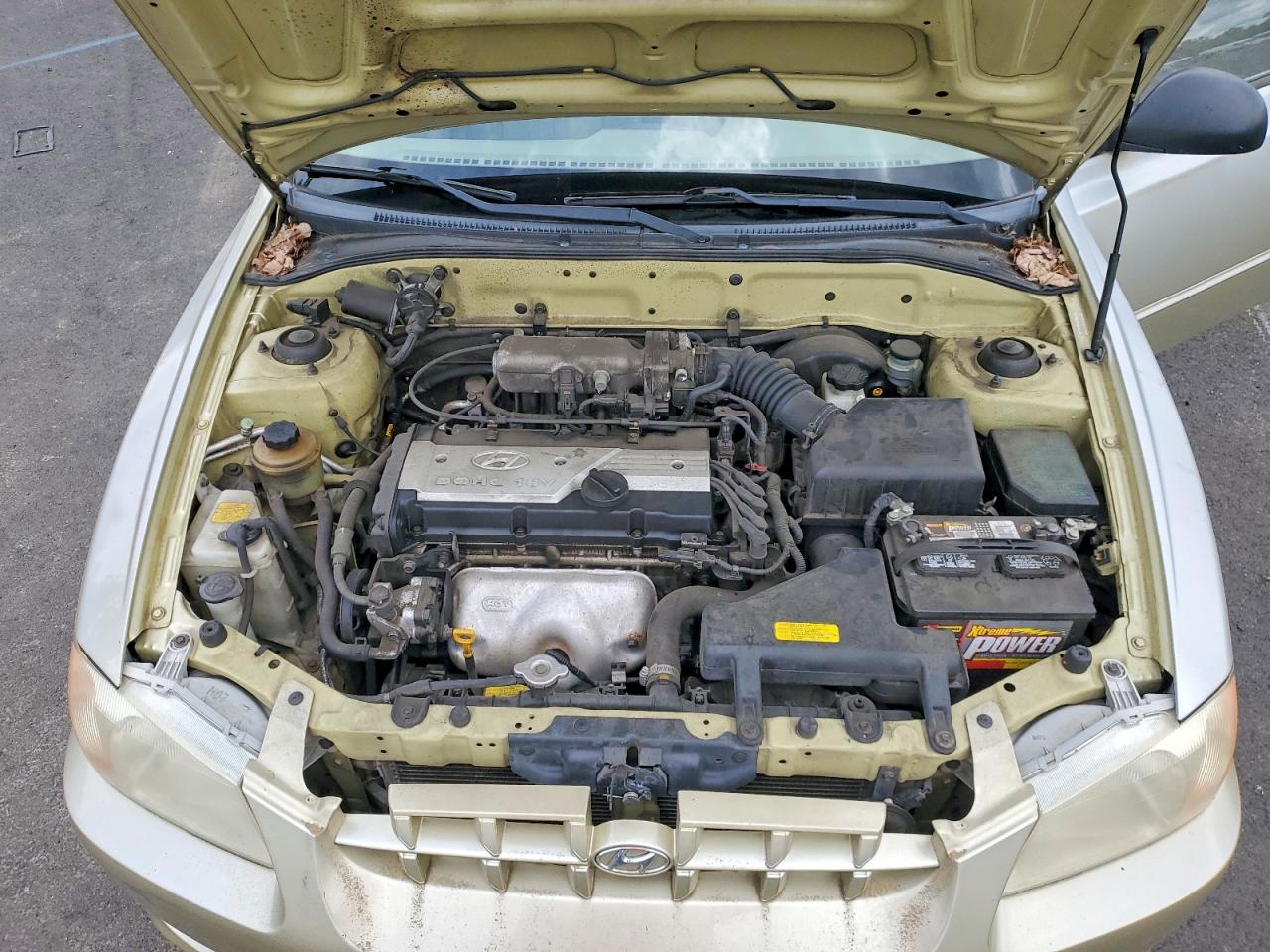 2002 Hyundai Accent Gl Tan vin: KMHCG45C42U389901