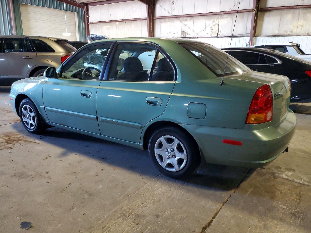 2005 Hyundai Accent Gl Green vin: KMHCG45C45U583493
