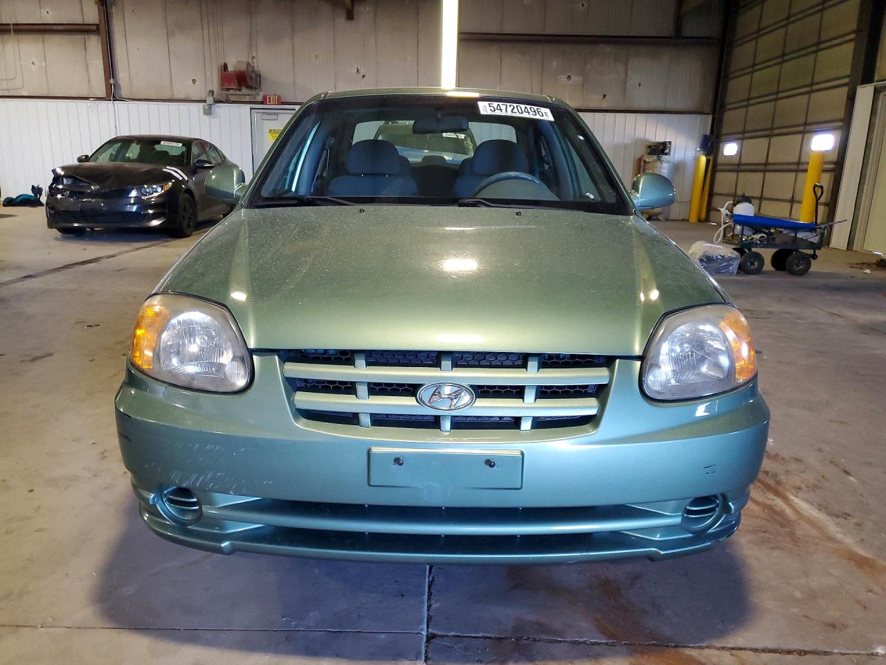 2005 Hyundai Accent Gl Green vin: KMHCG45C45U583493