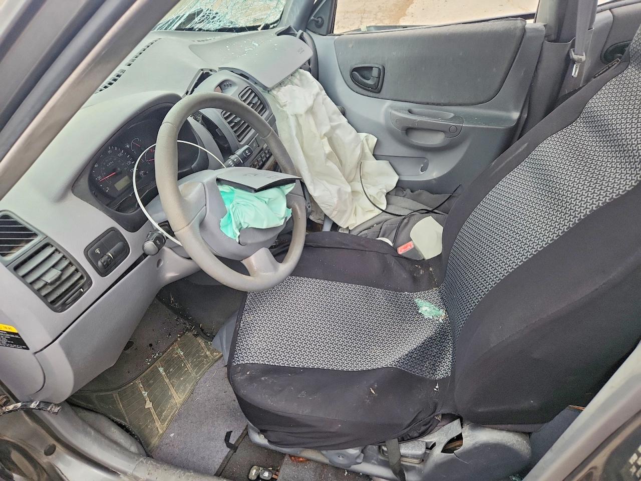 2005 Hyundai Accent Gl Gray vin: KMHCG45C45U613835