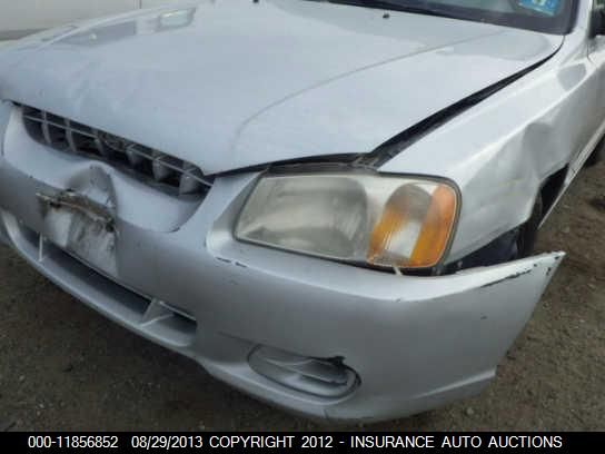 2001 Hyundai Accent Gl vin: KMHCG45C51U164708
