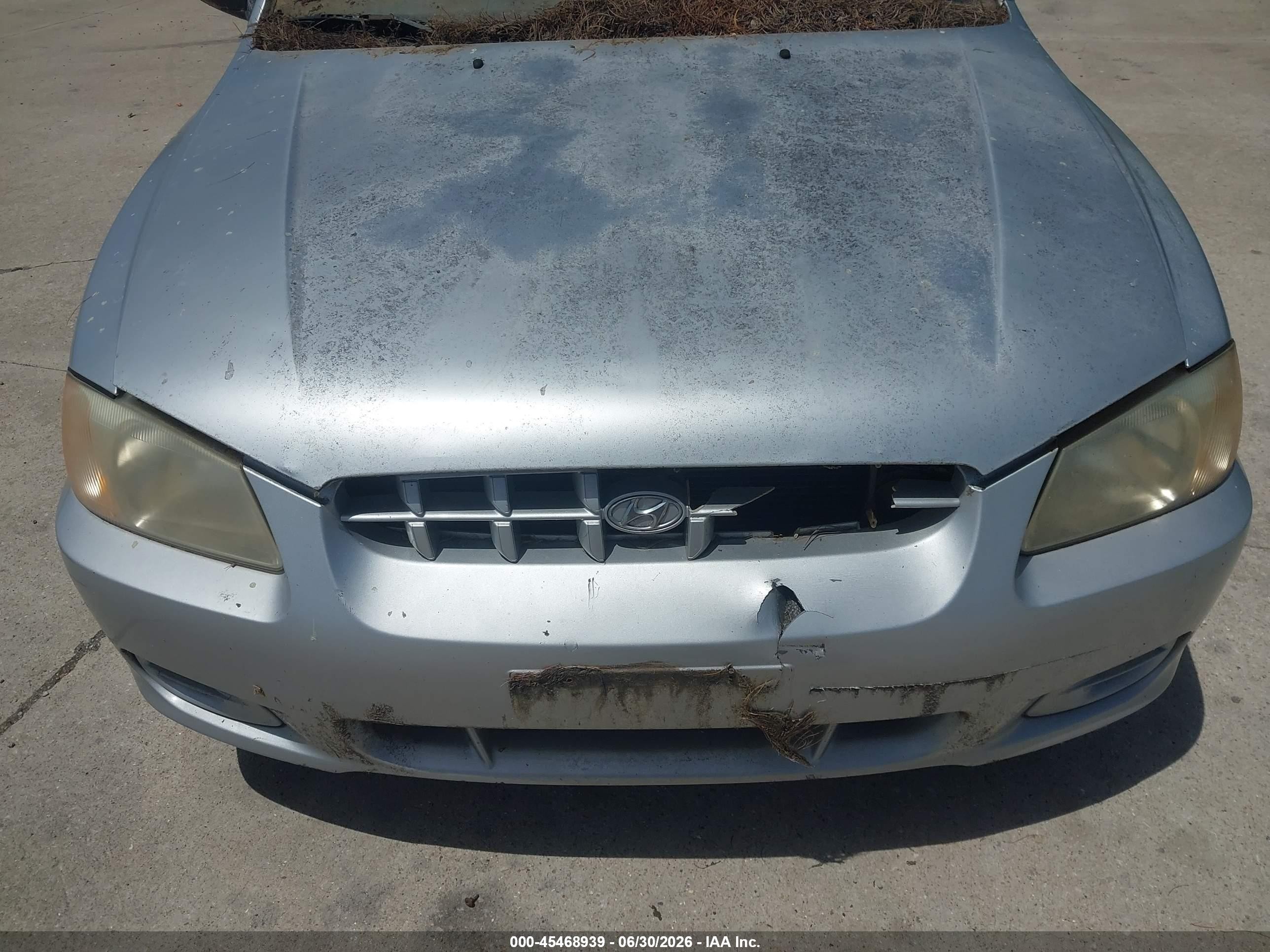 2002 Hyundai Accent Gl Серебряный vin: KMHCG45C62U310292