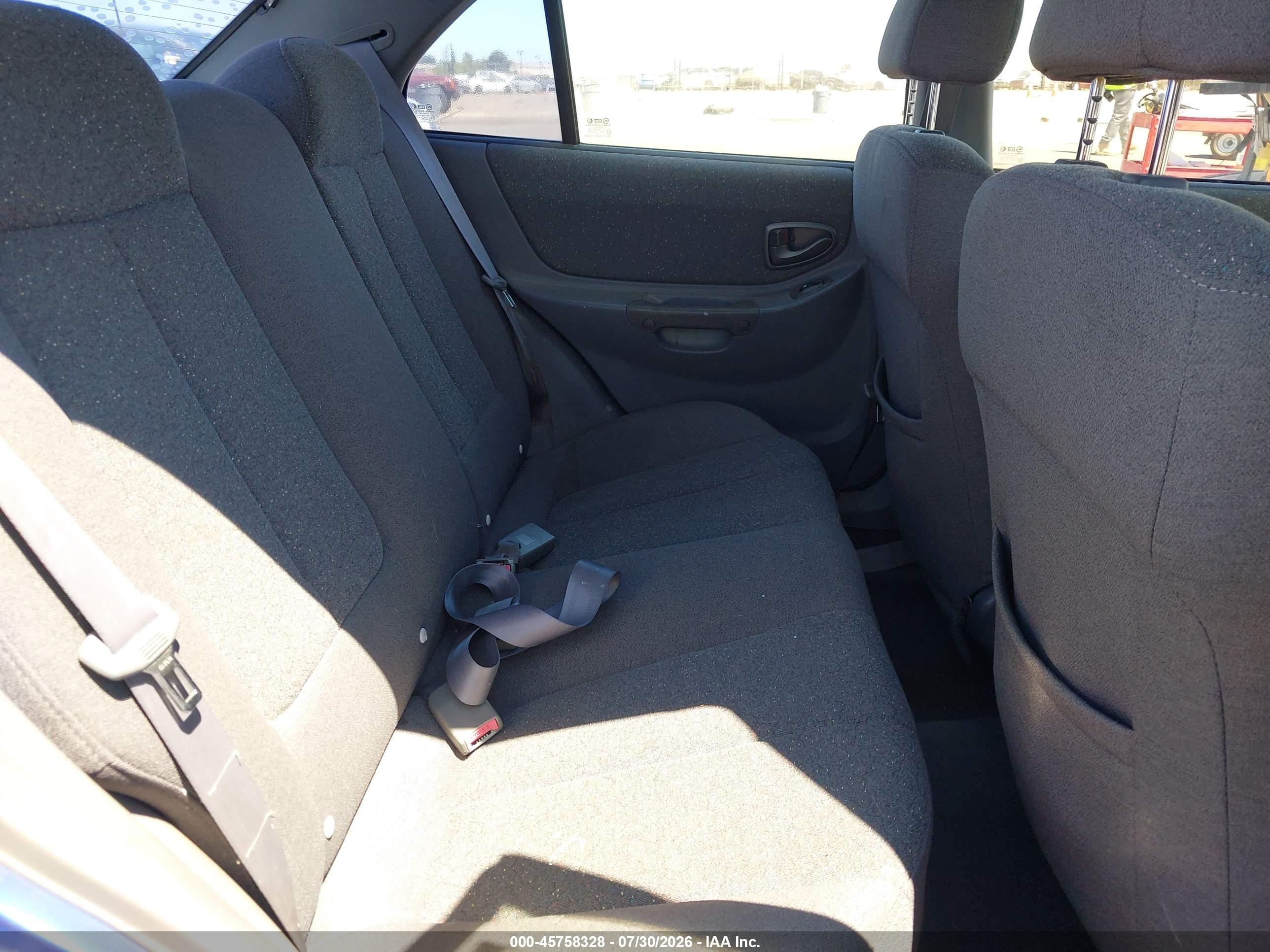 2002 Hyundai Accent Gl Blue vin: KMHCG45C62U332826