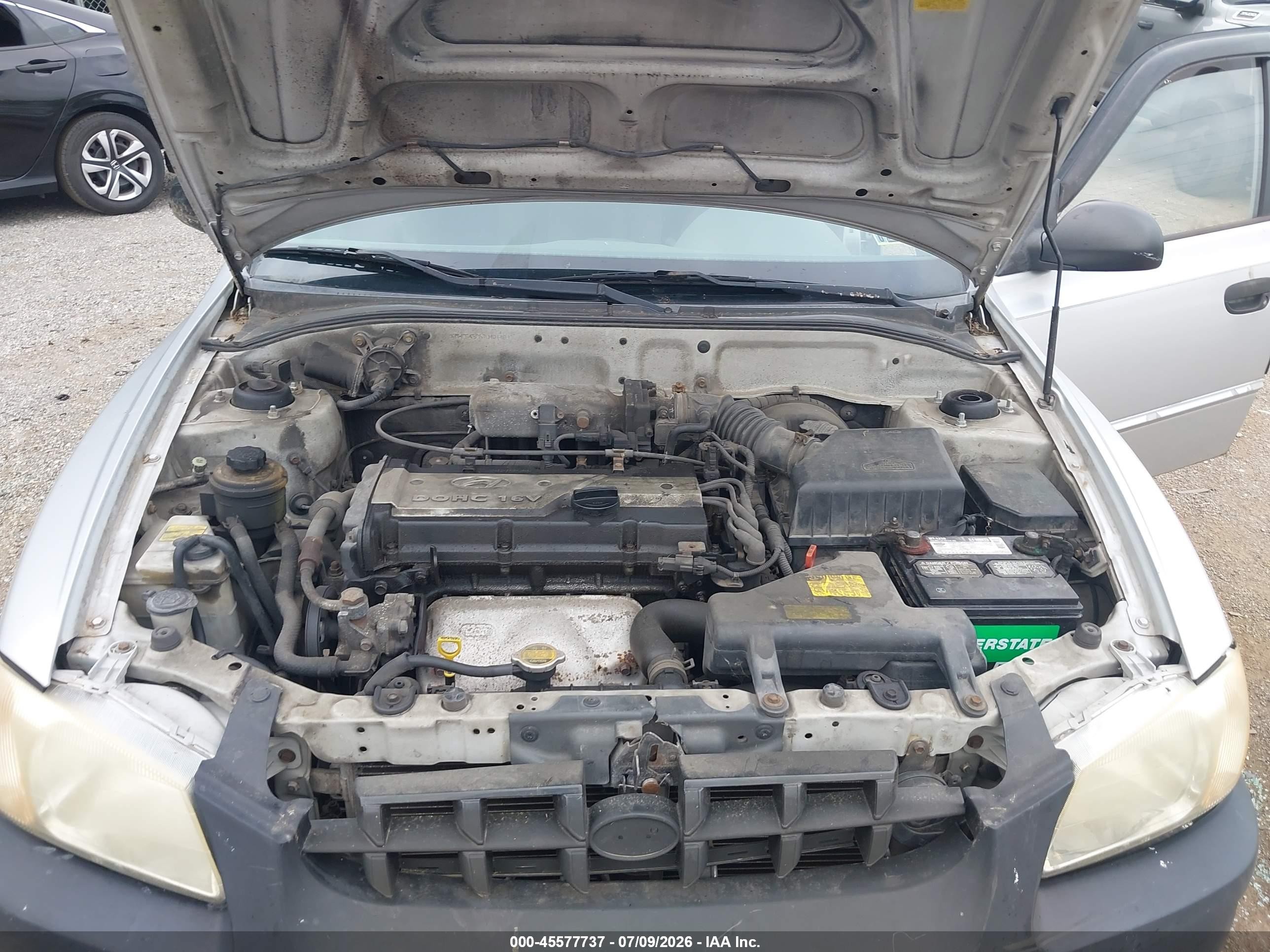2002 Hyundai Accent Gl Серебряный vin: KMHCG45C62U401403