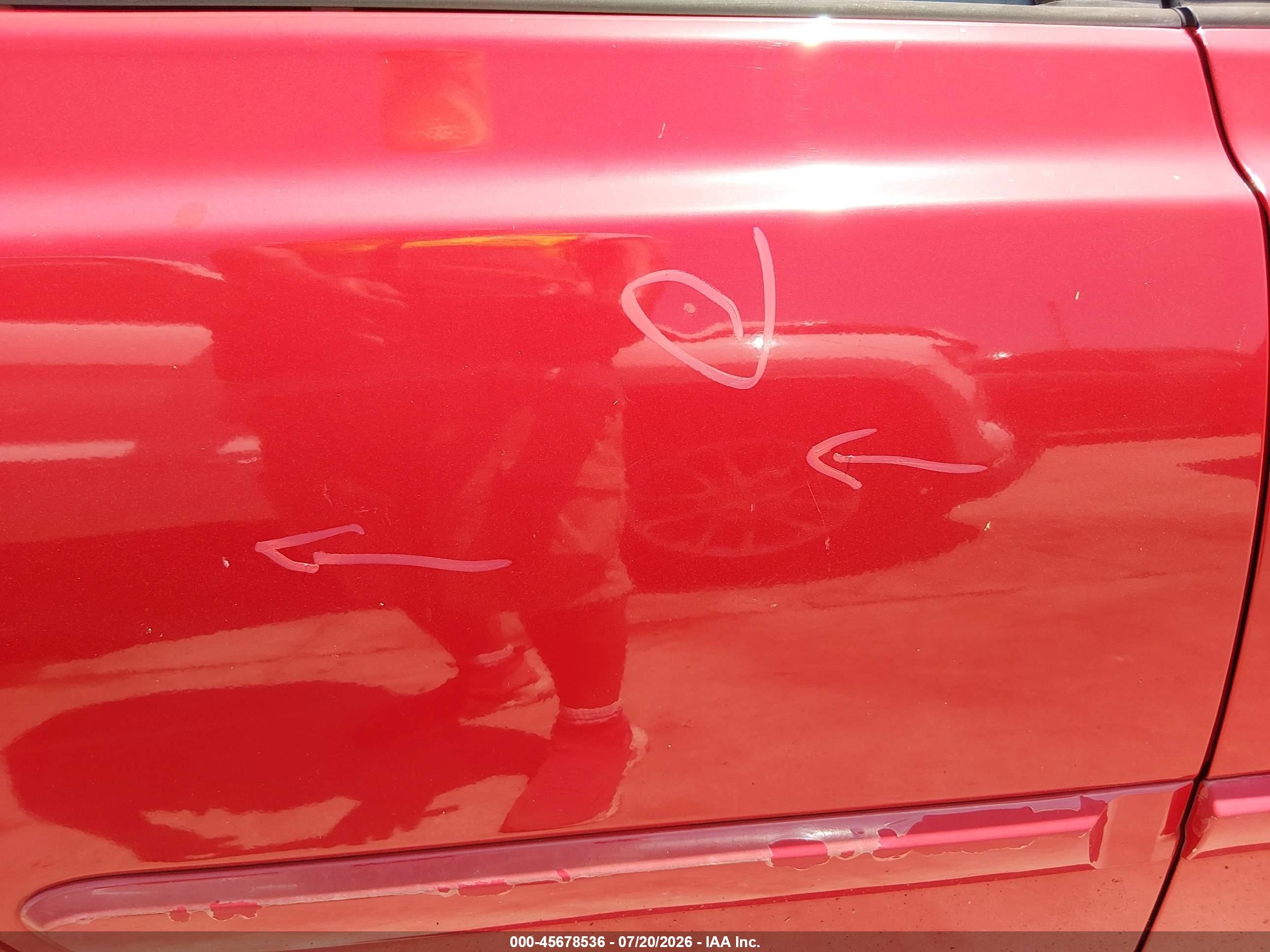 2003 Hyundai Accent Gl Red vin: KMHCG45C63U466723
