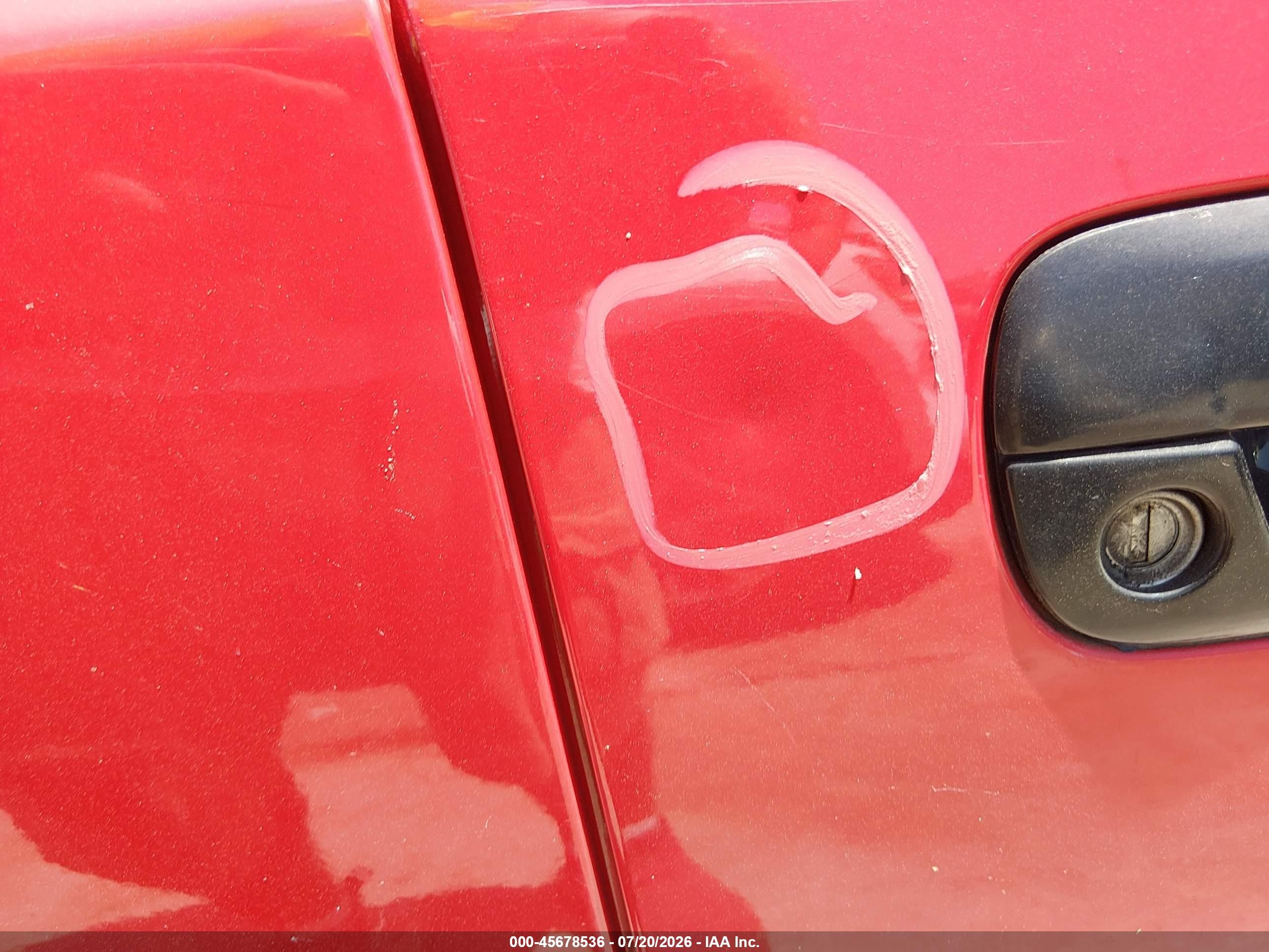 2003 Hyundai Accent Gl Red vin: KMHCG45C63U466723