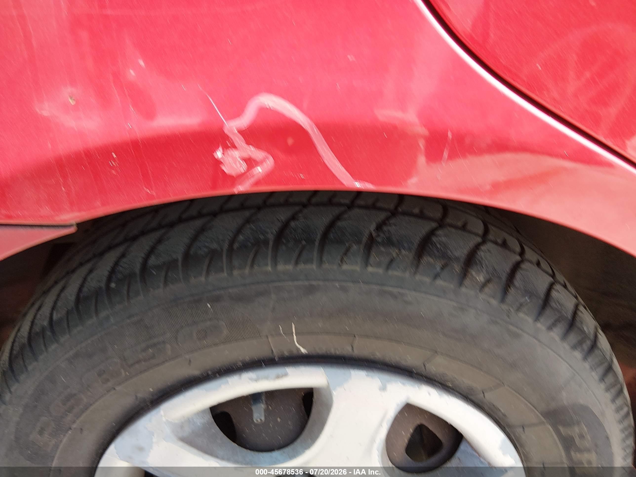 2003 Hyundai Accent Gl Red vin: KMHCG45C63U466723