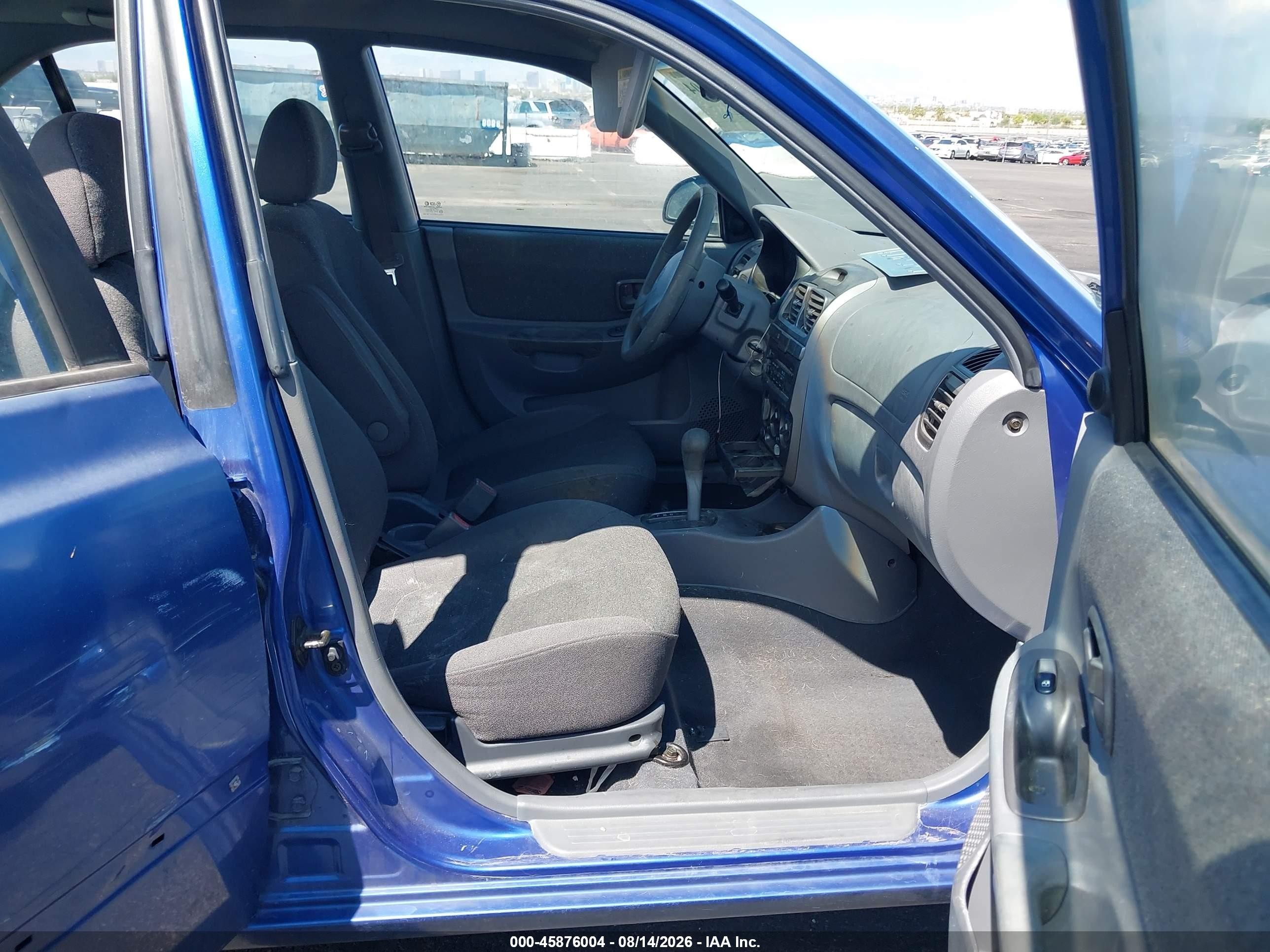 2002 Hyundai Accent Gl Blue vin: KMHCG45C72U340594
