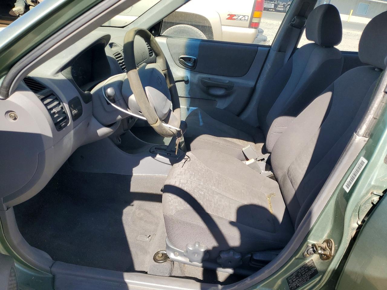 2003 Hyundai Accent Gl Turquoise vin: KMHCG45C73U457867