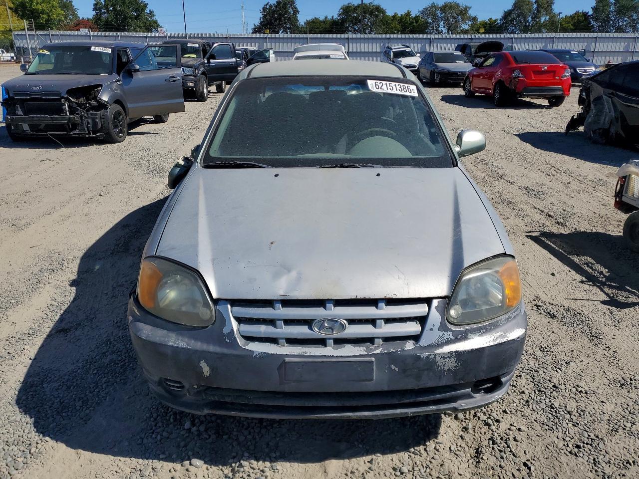 2003 Hyundai Accent Gl Turquoise vin: KMHCG45C73U457867