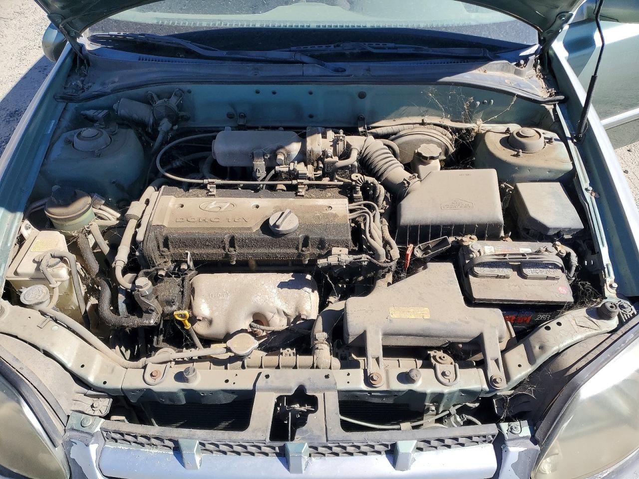 2003 Hyundai Accent Gl Turquoise vin: KMHCG45C73U457867