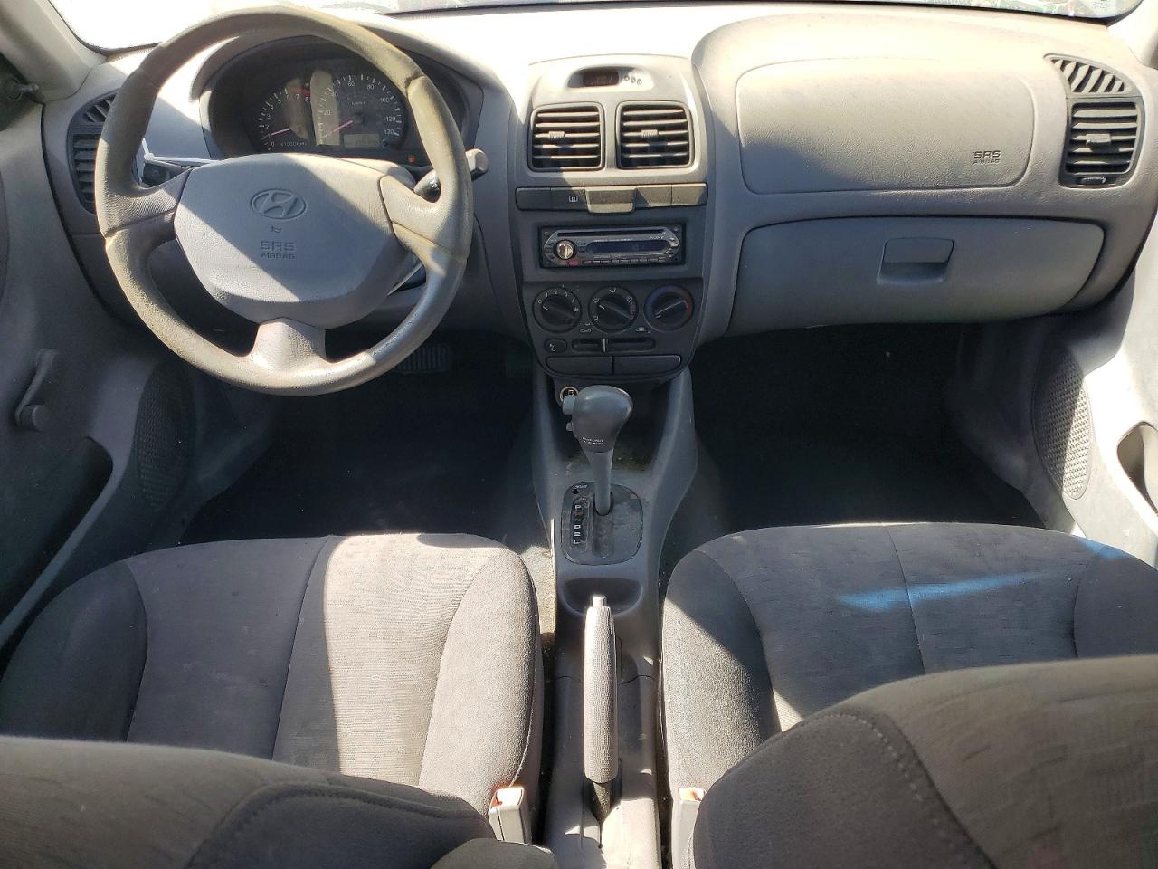 2003 Hyundai Accent Gl Turquoise vin: KMHCG45C73U457867