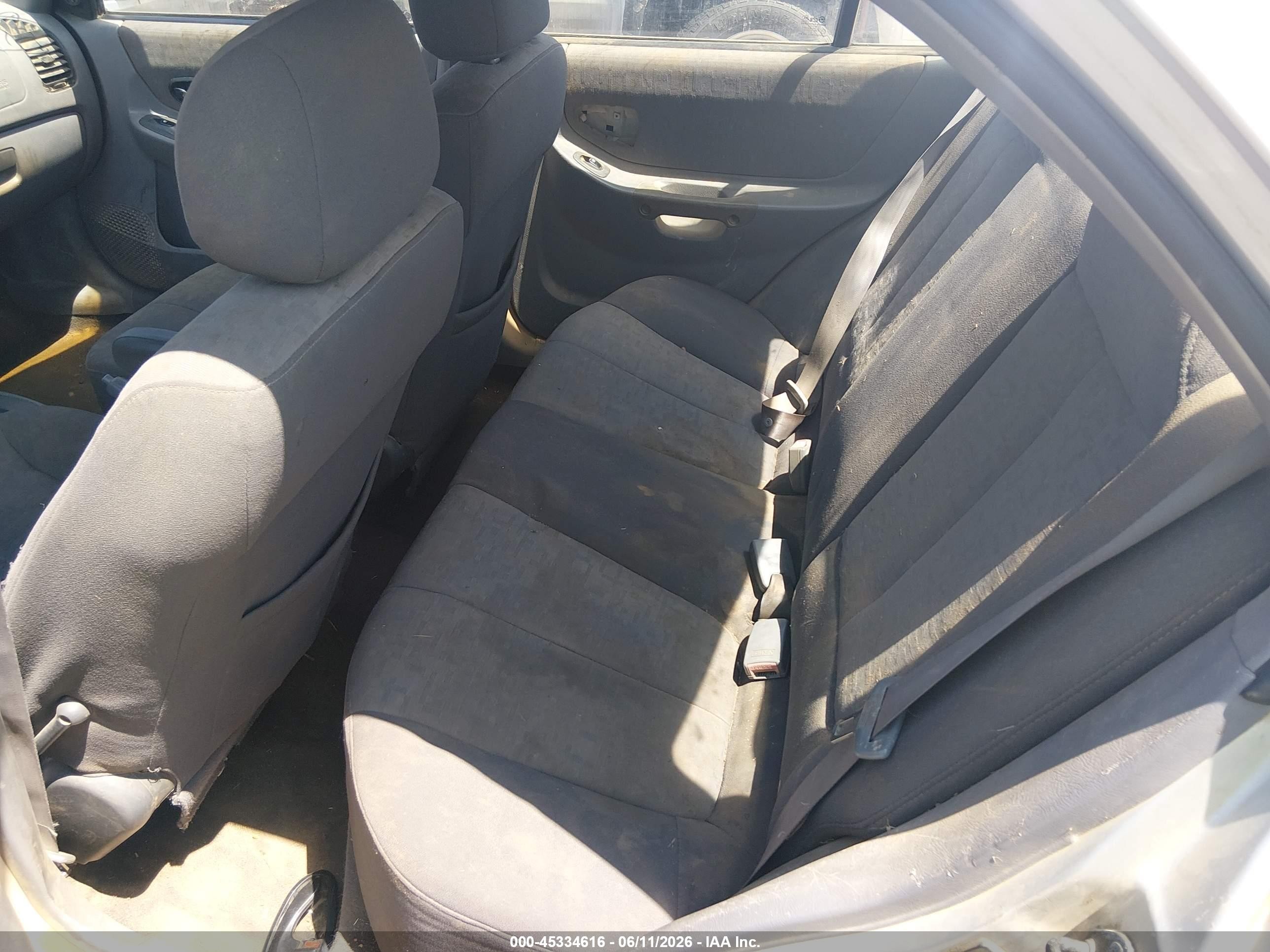 2003 Hyundai Accent Gl Silver vin: KMHCG45C73U459537